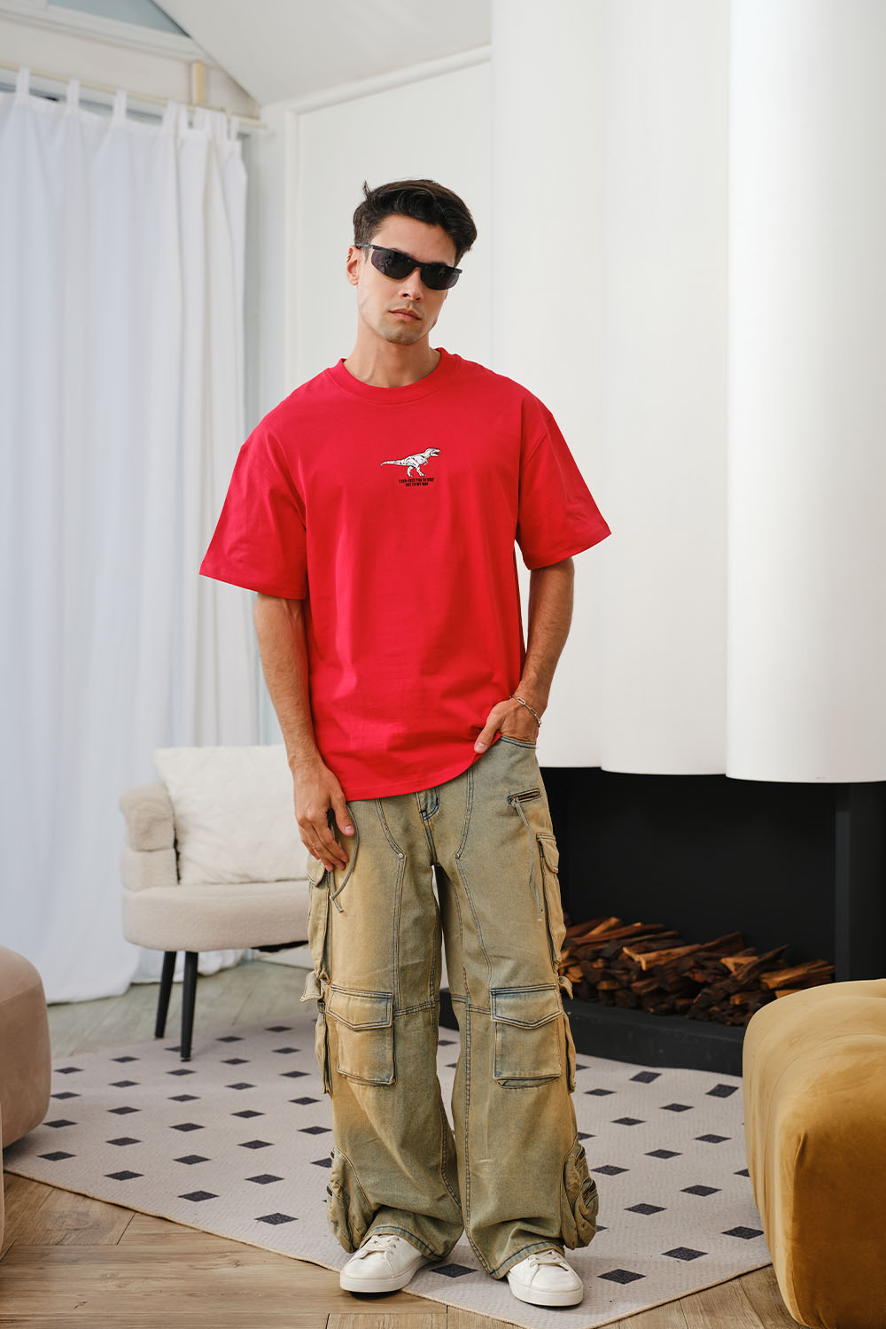 I Rex-pect You To Stay Out Of My Way Oversized T-shirt