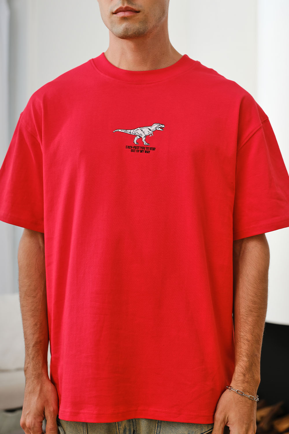 I Rex-pect You To Stay Out Of My Way Oversized T-shirt