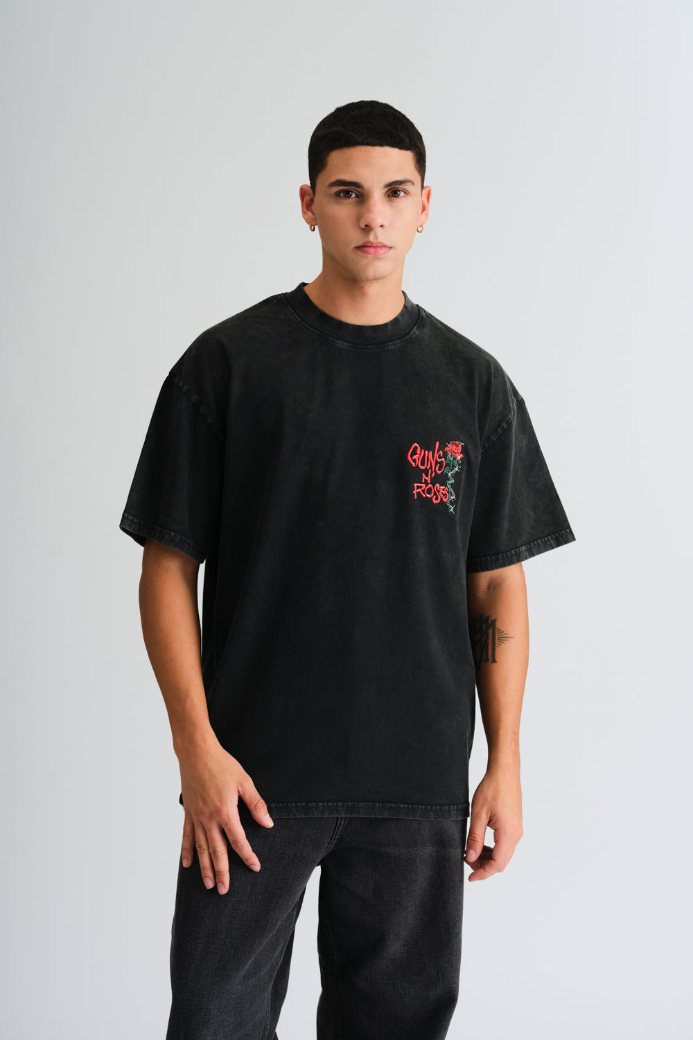 Official Guns N Roses Faded Oversized T-shirt