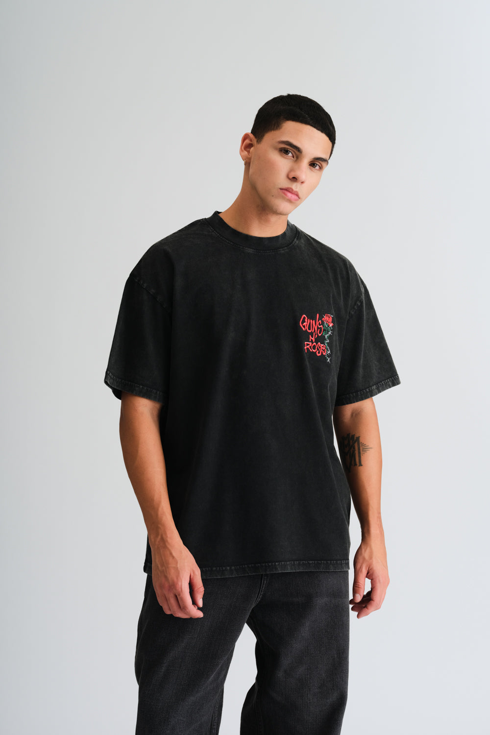 Official Guns N Roses Faded Oversized T-shirt