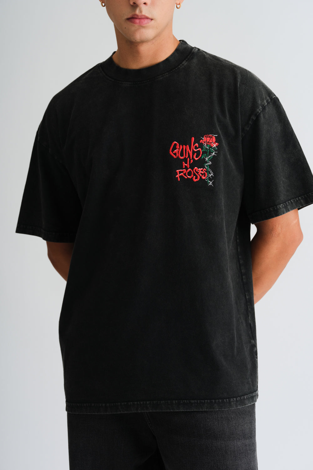 Official Guns N Roses Faded Oversized T-shirt