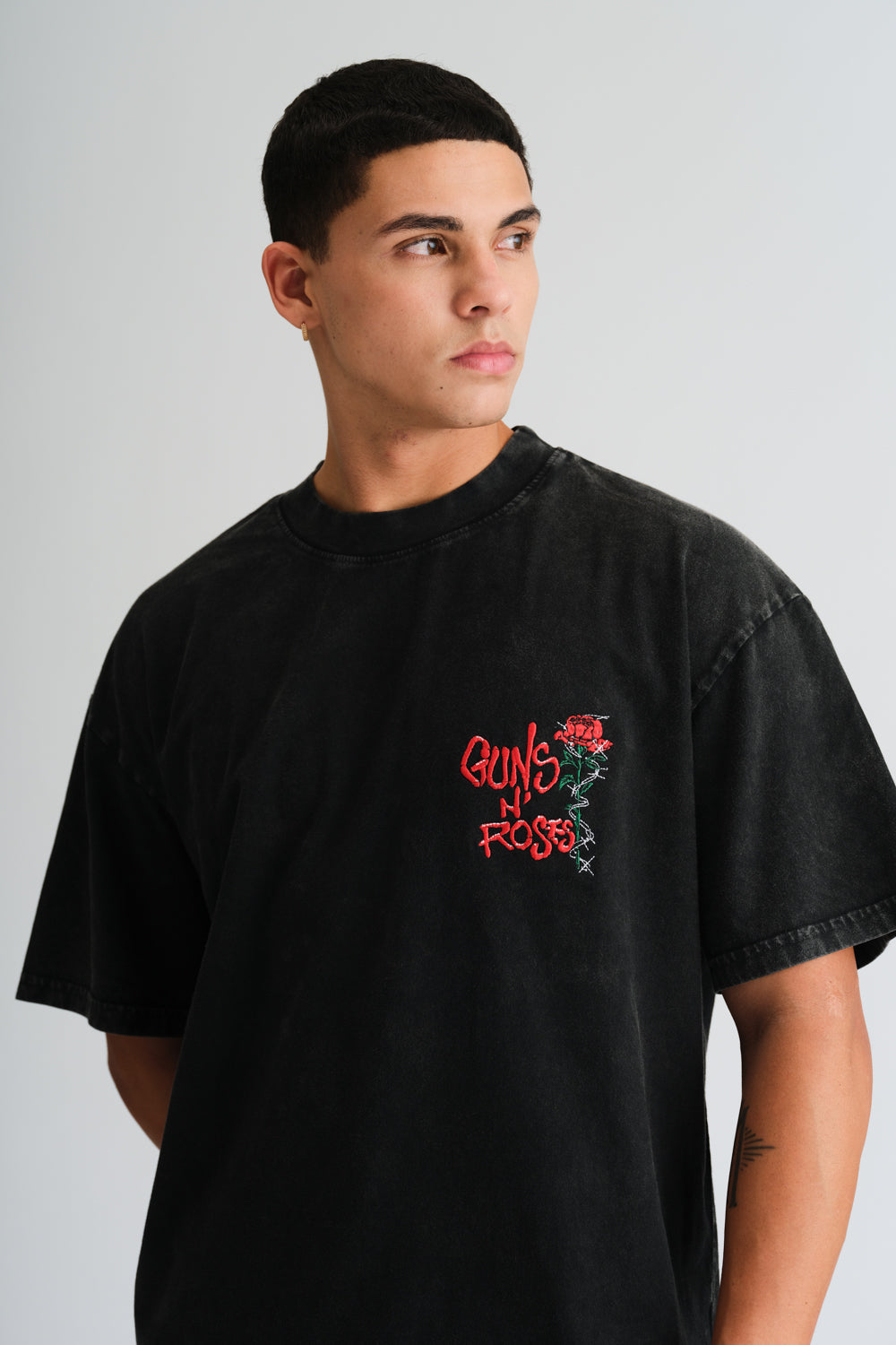 Official Guns N Roses Faded Oversized T-shirt