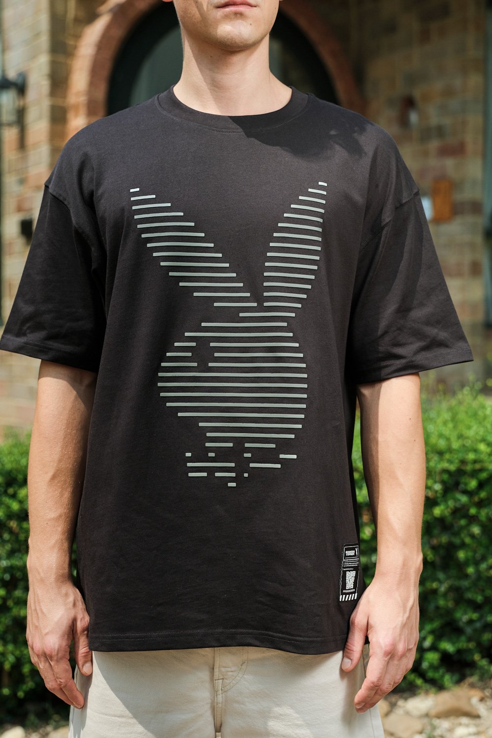 PlayBoy HD Print Oversized T-shirt