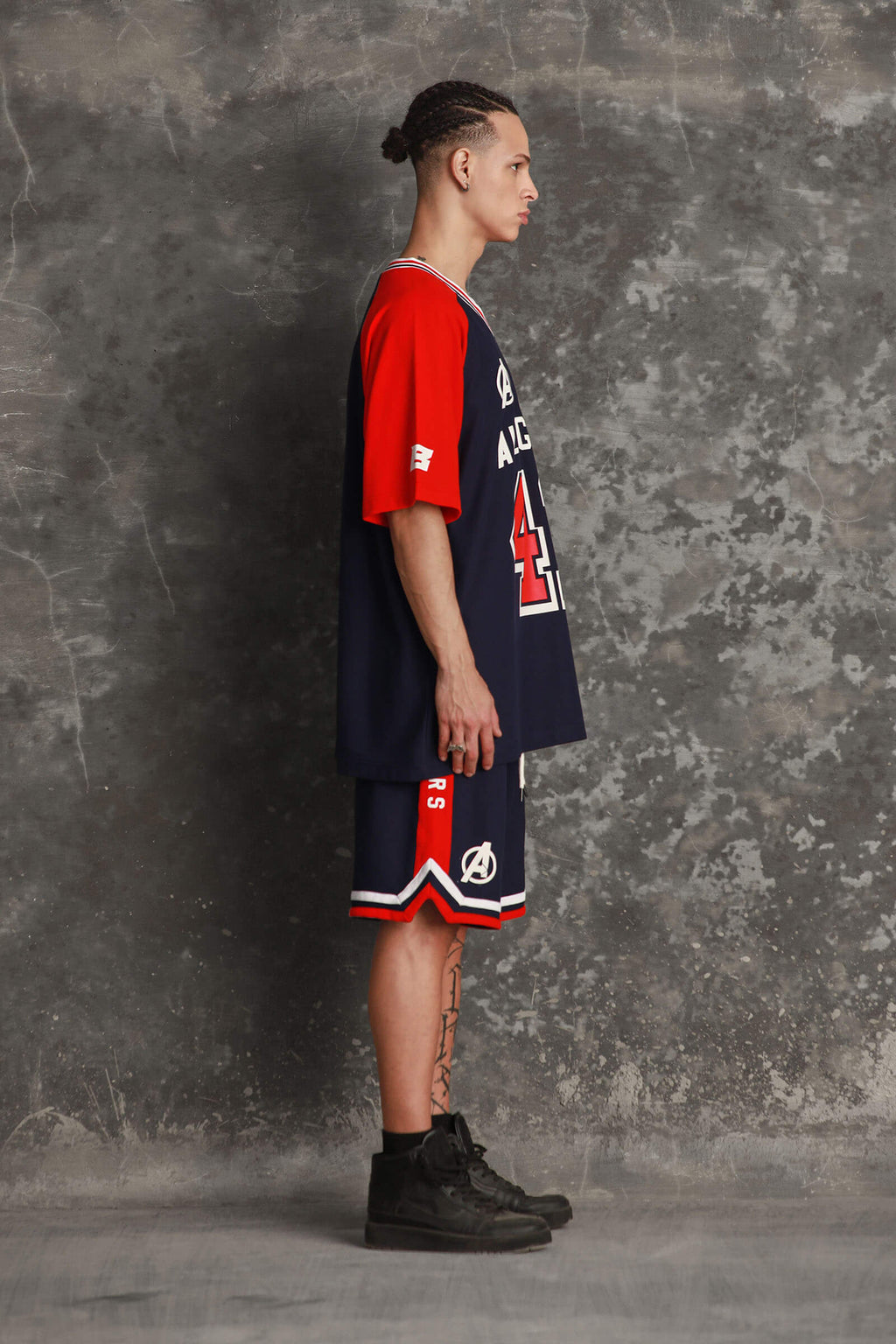 Captain America Jersey Oversized T-shirt