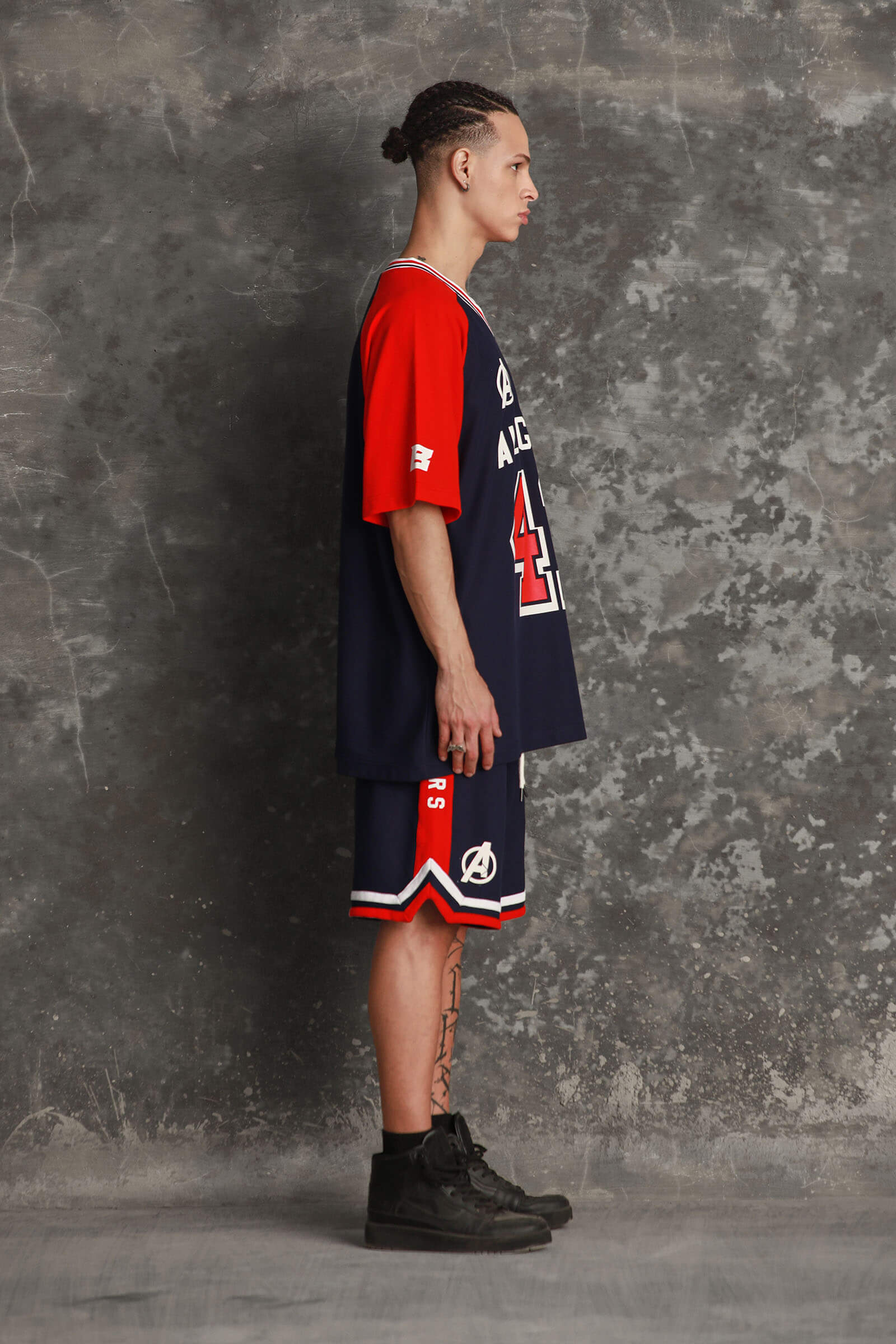 Captain America Jersey Oversized T-shirt