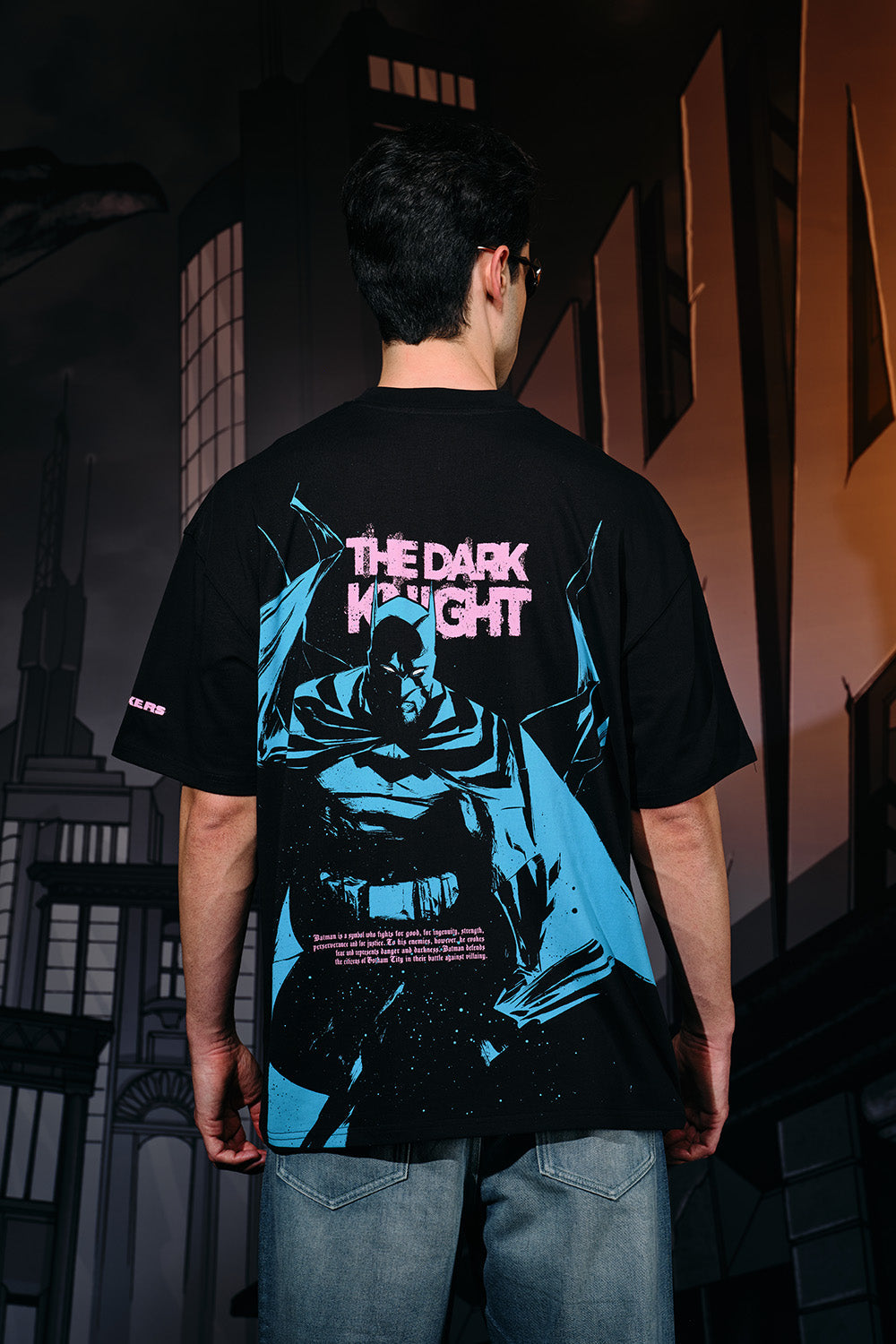 Bat In Dark Oversized T-shirt