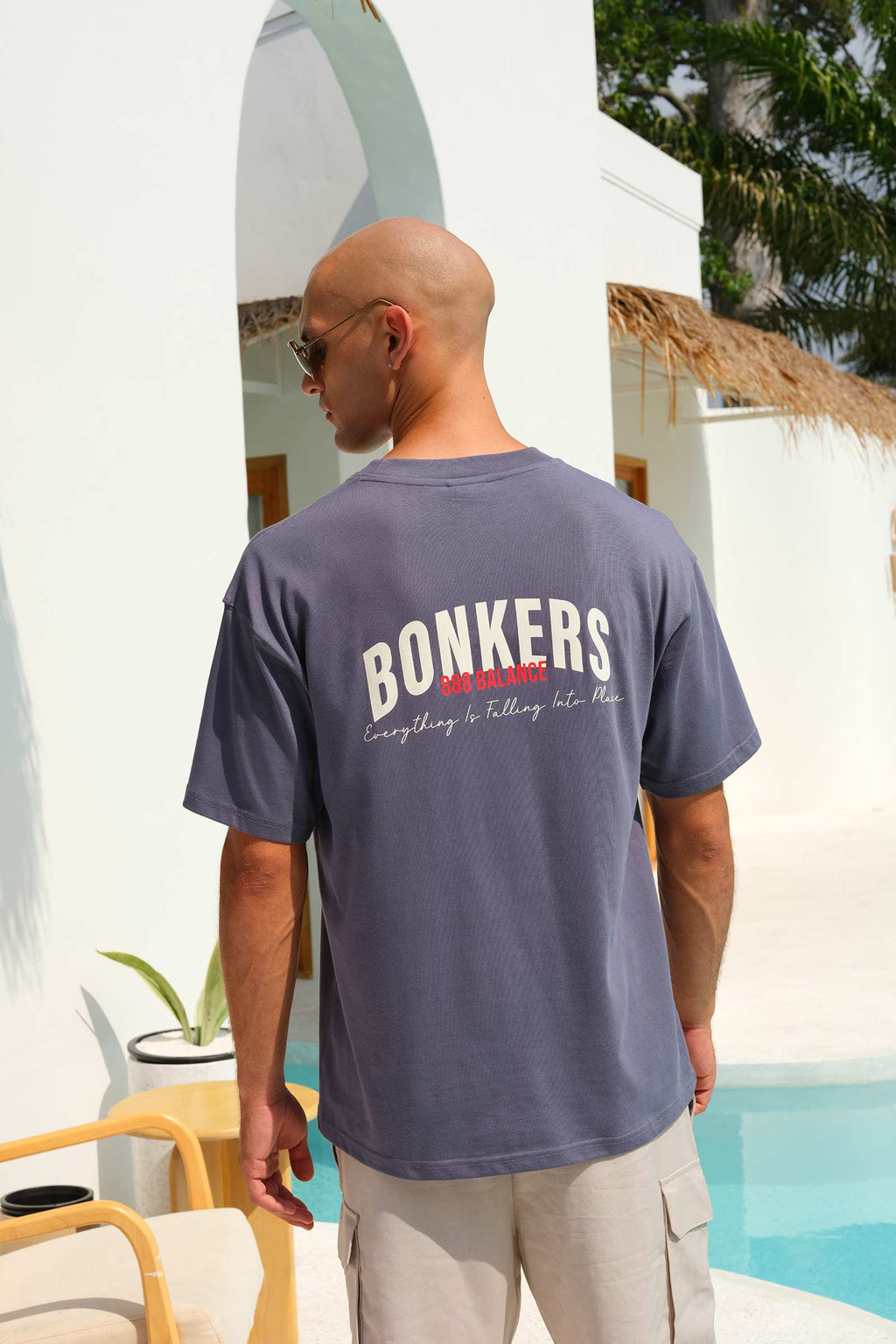 Moonlight Blue 100% Supima Cotton Oversized T-shirt