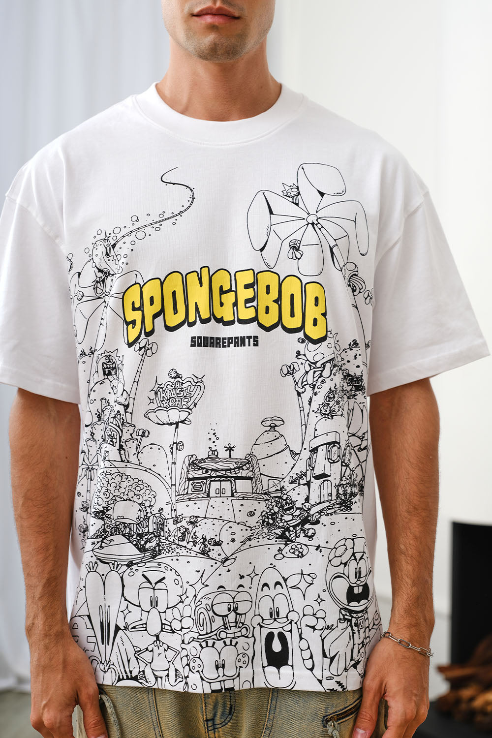 SpongeBob Doodles Oversized T-shirt