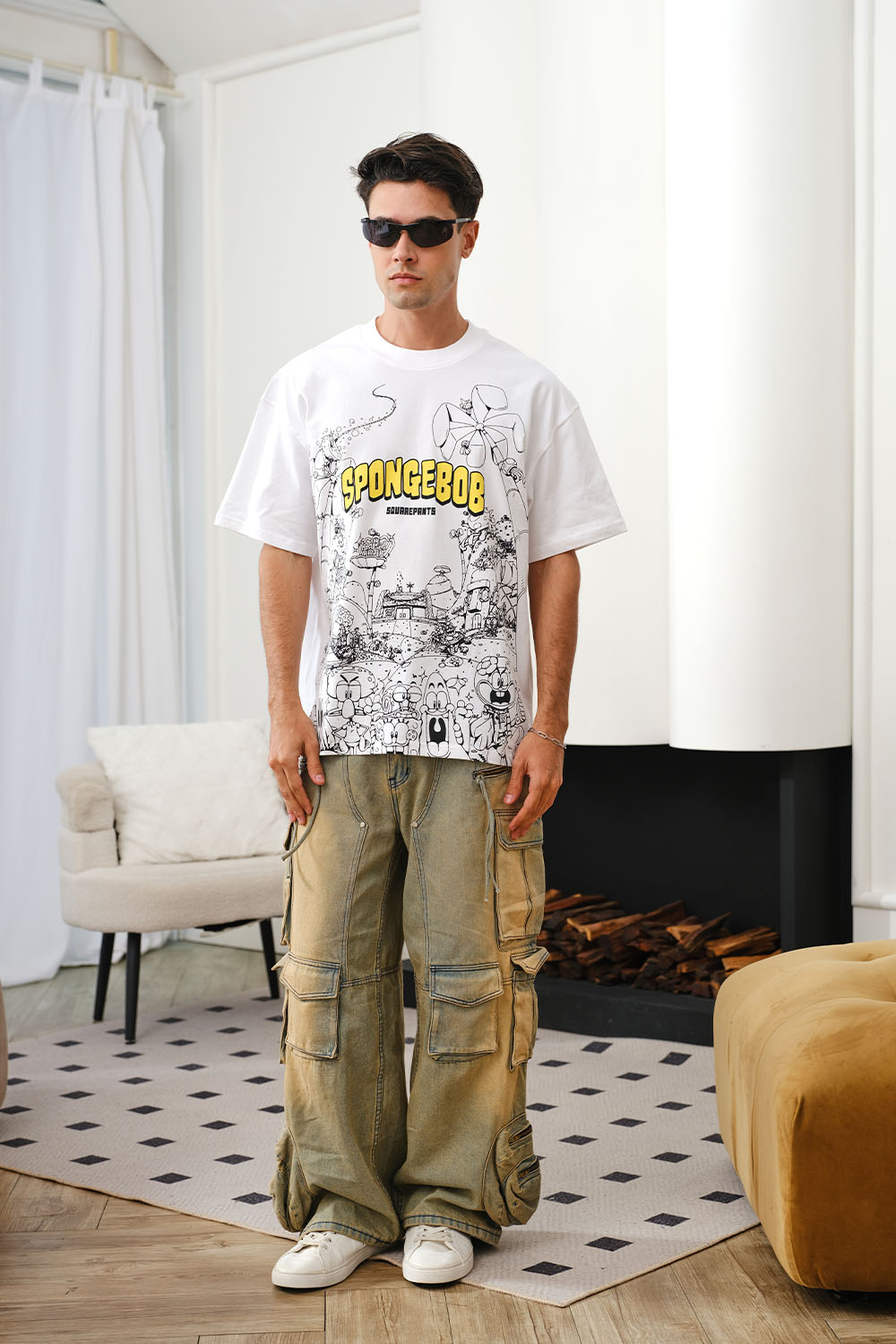 SpongeBob Doodles Oversized T-shirt