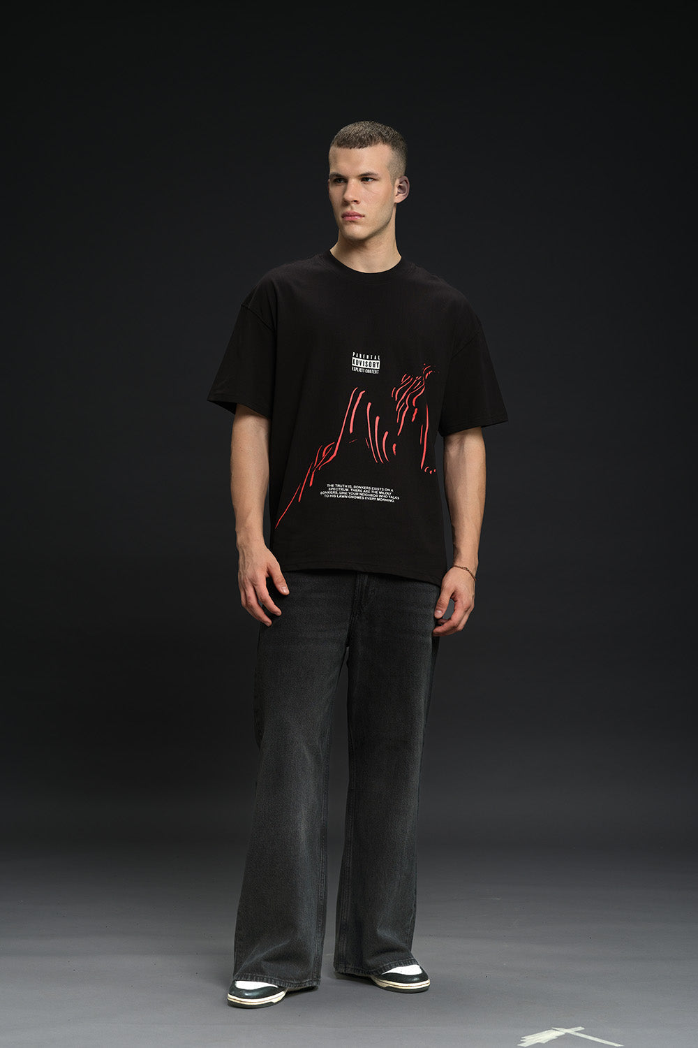 Censored Chaos Oversized T-shirt