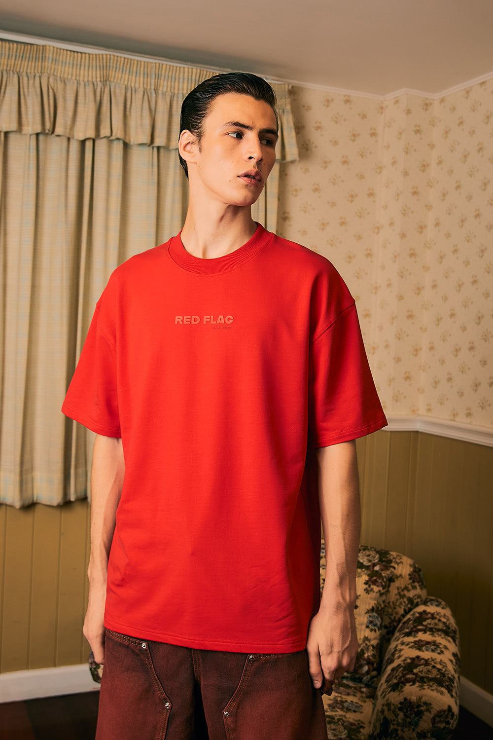 Certified Red Flag Oversized T-shirt