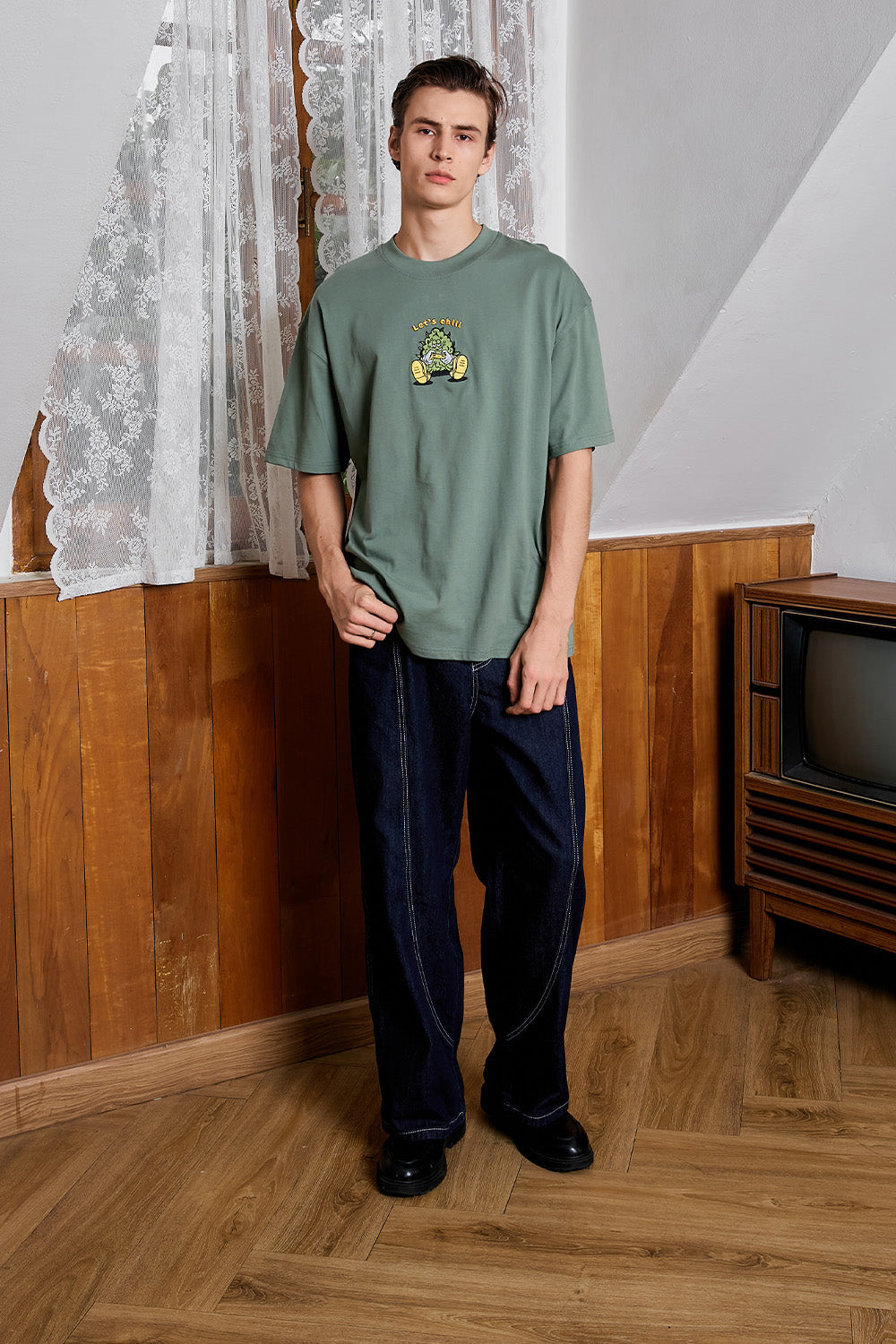 Chill Nugget Green Oversized T-shirt