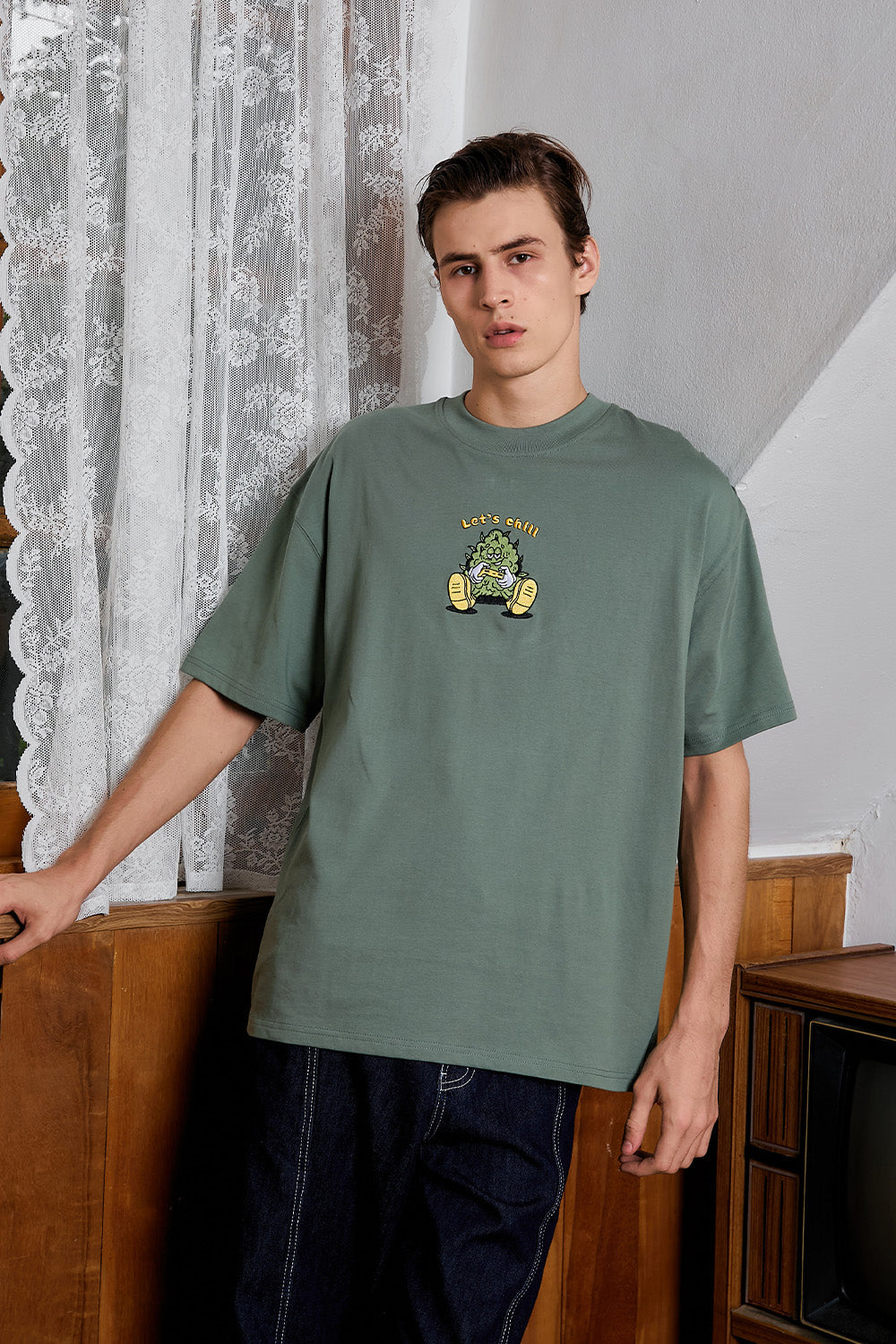 Chill Nugget Green Oversized T-shirt