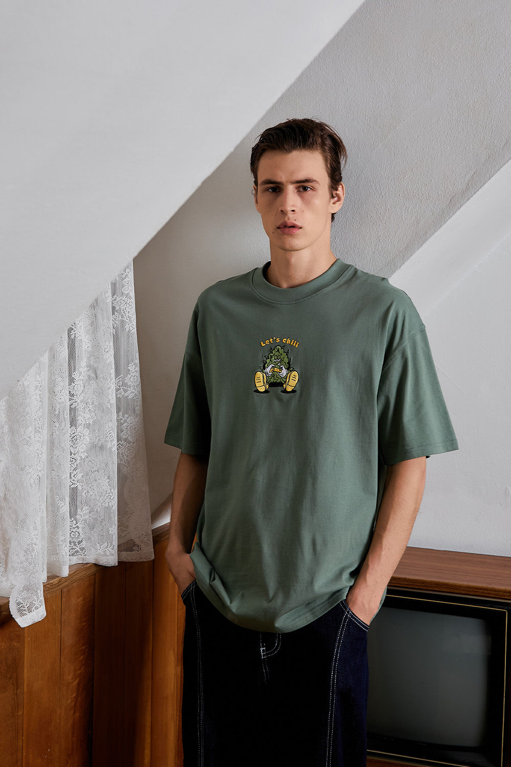 Chill Nugget Green Oversized T-shirt