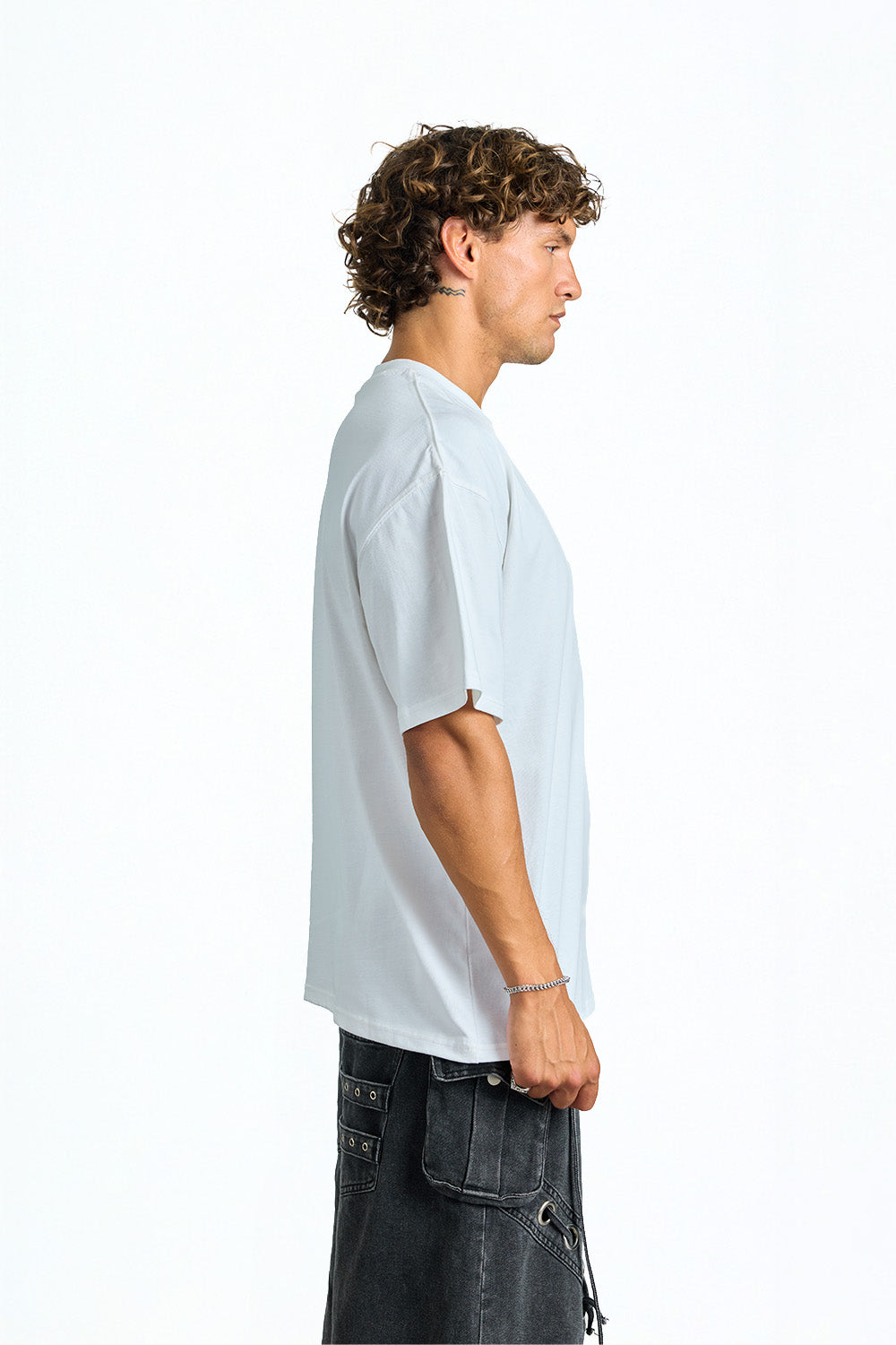 Chill Nugget White Oversized T-shirt