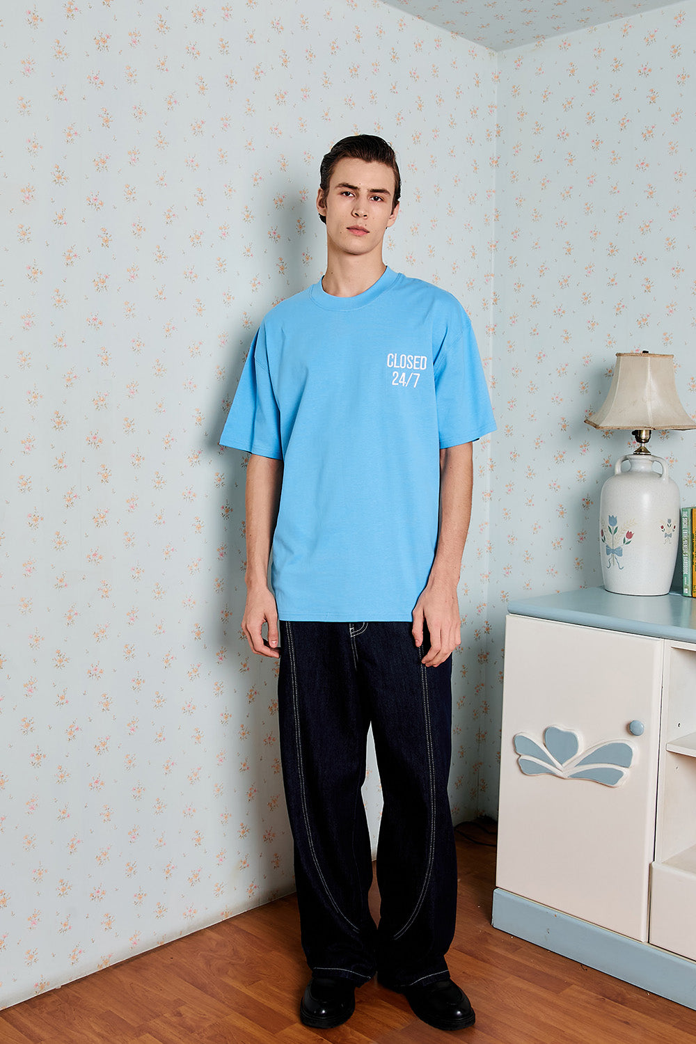 Closed 24/7 Blue Oversized T-shirt