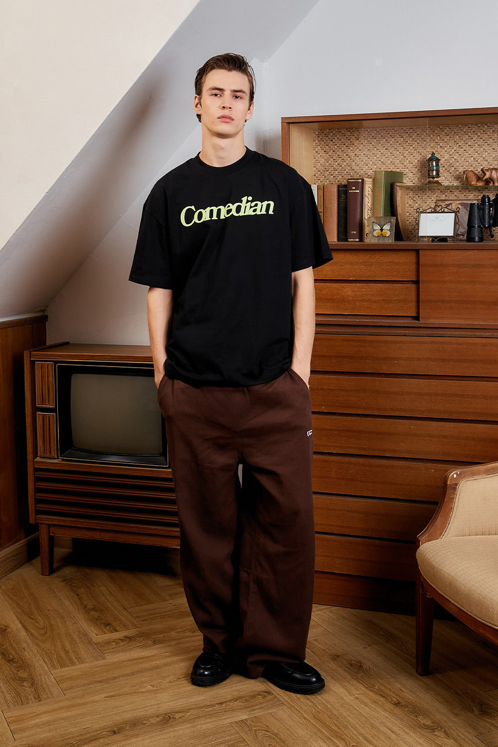 Comedian Black Oversized T-shirt