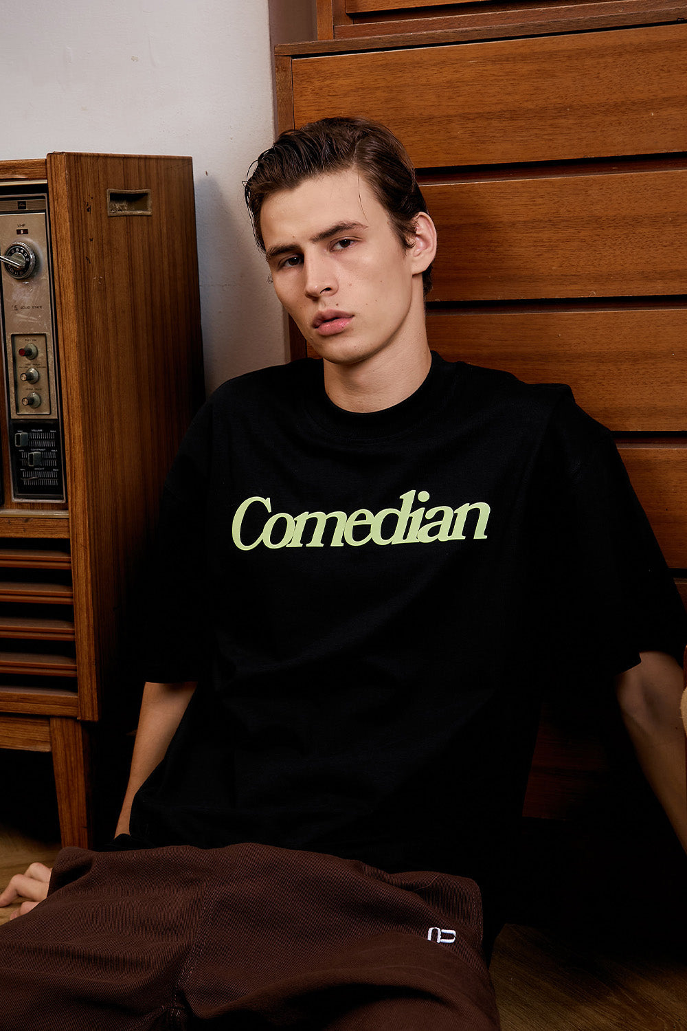 Comedian Black Oversized T-shirt