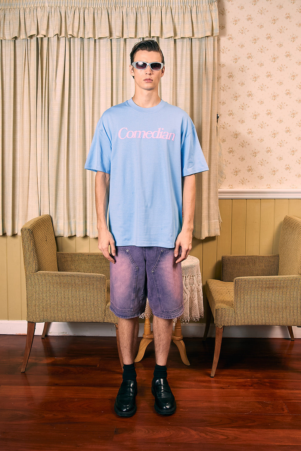 Comedian Blue Oversized T-shirt