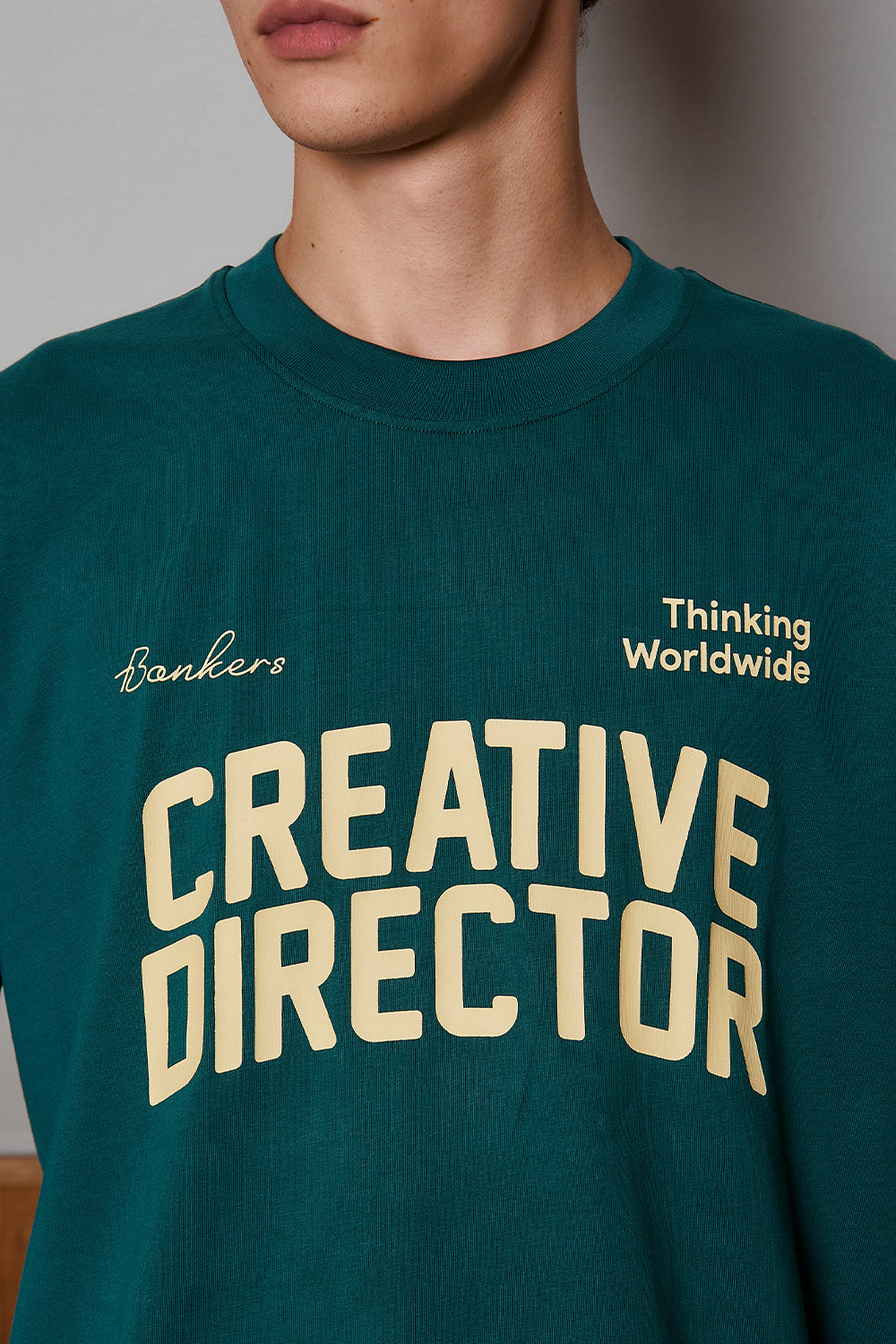 Creative Director Bottle Green Oversized T-shirt