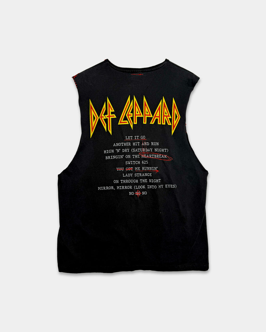 DOG Def Lepard Sleeveless T-Shirt