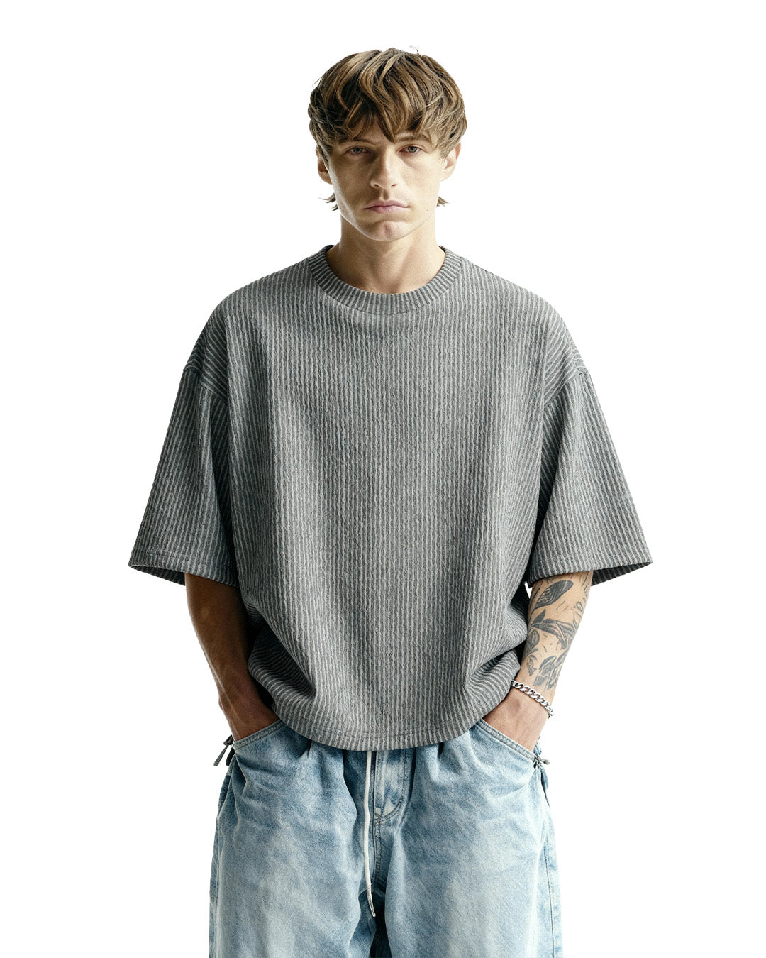 Grey Wave T-Shirt