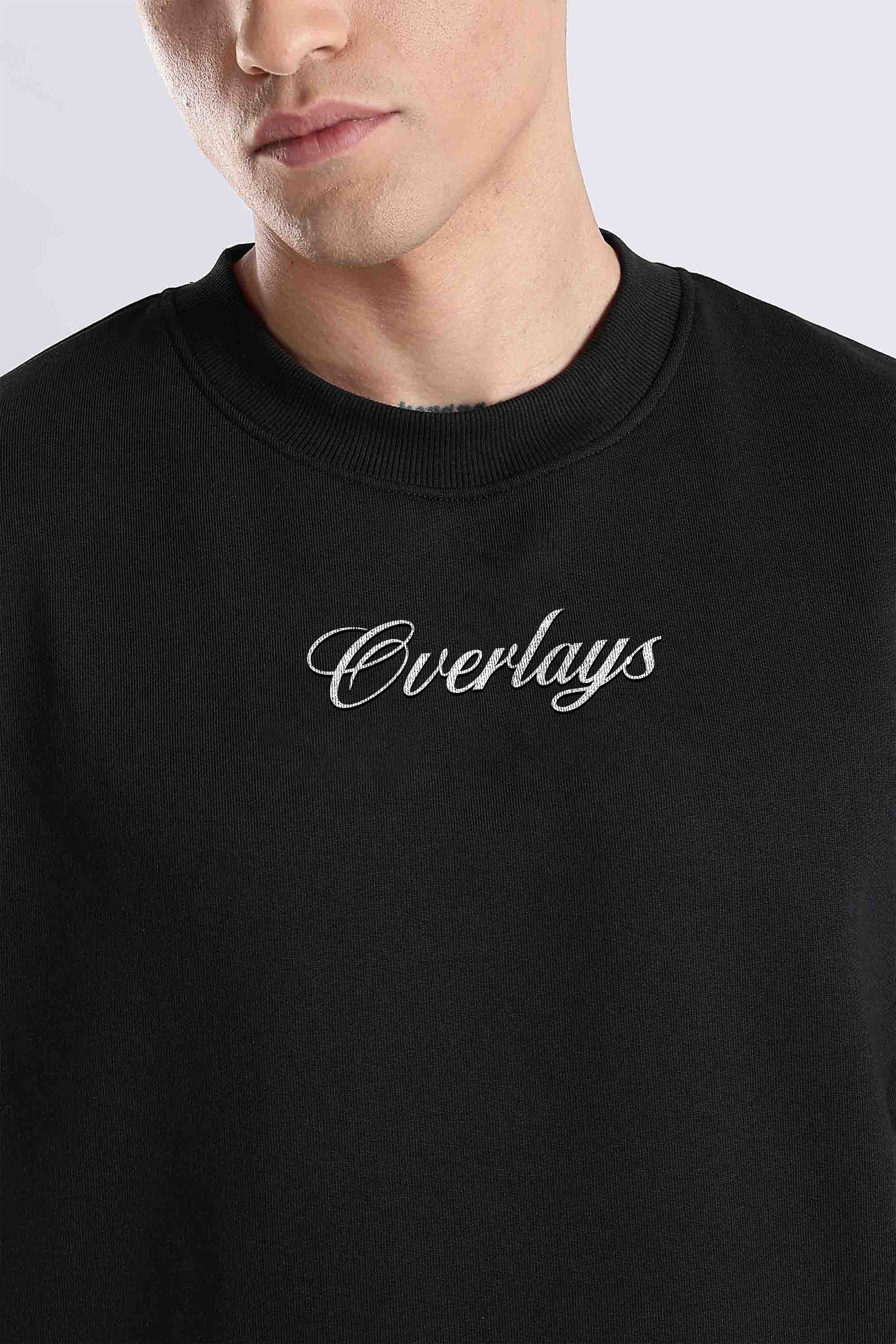 Carpedian Black Oversized Tshirt
