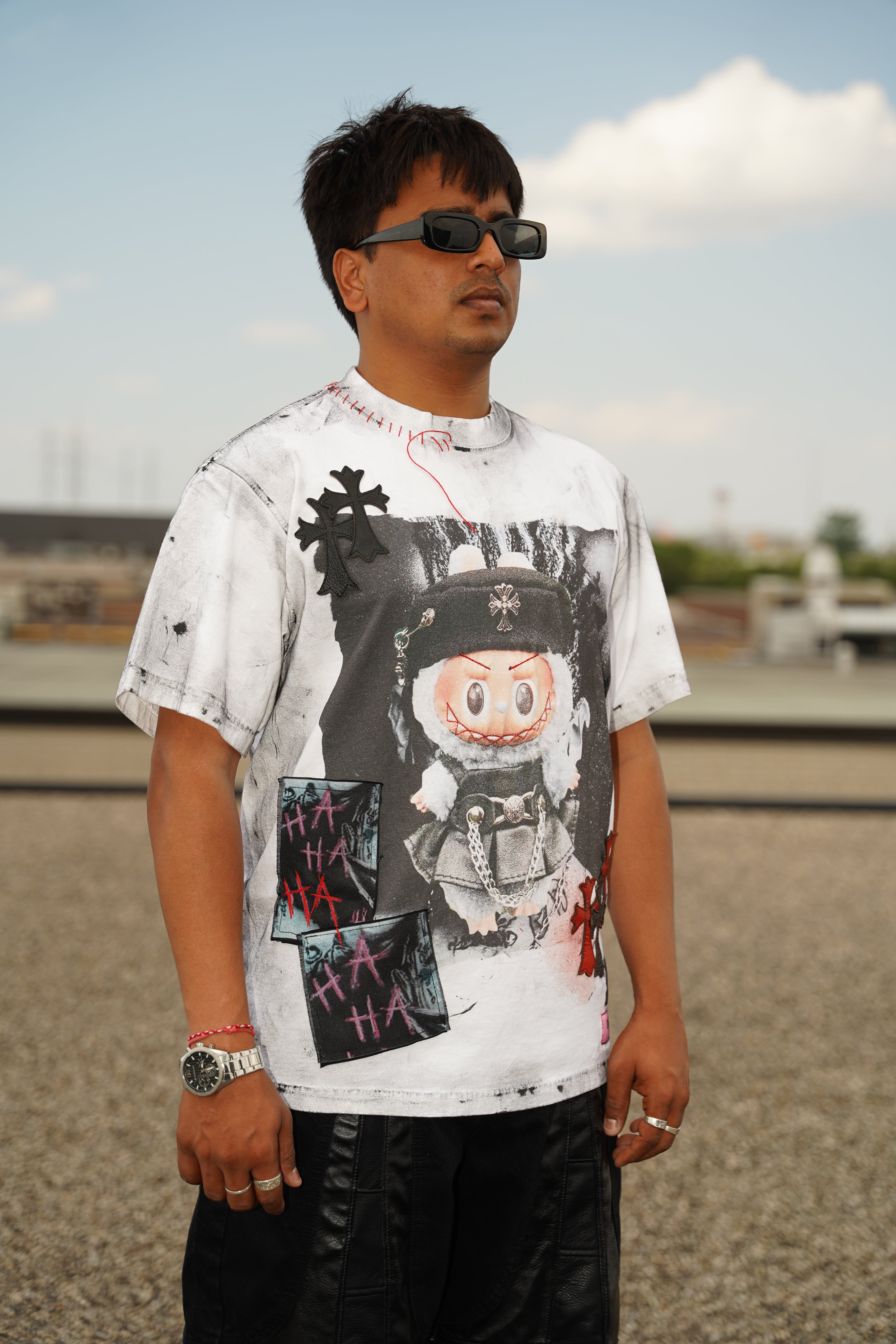 F*ck Hearts Labubu T-Shirt