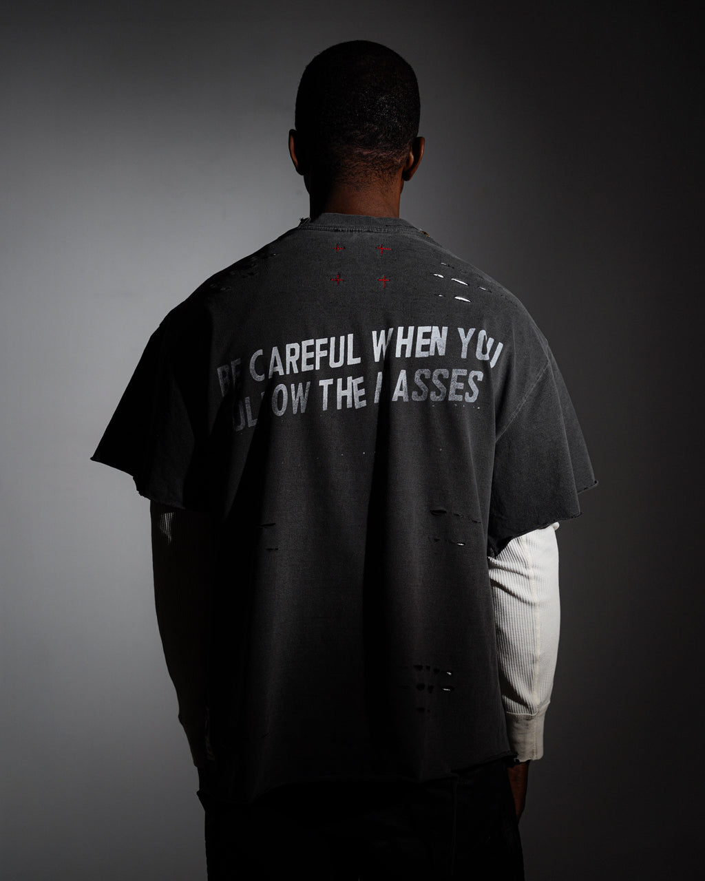 Born To Be Free Double Layered Long Sleeve Tee