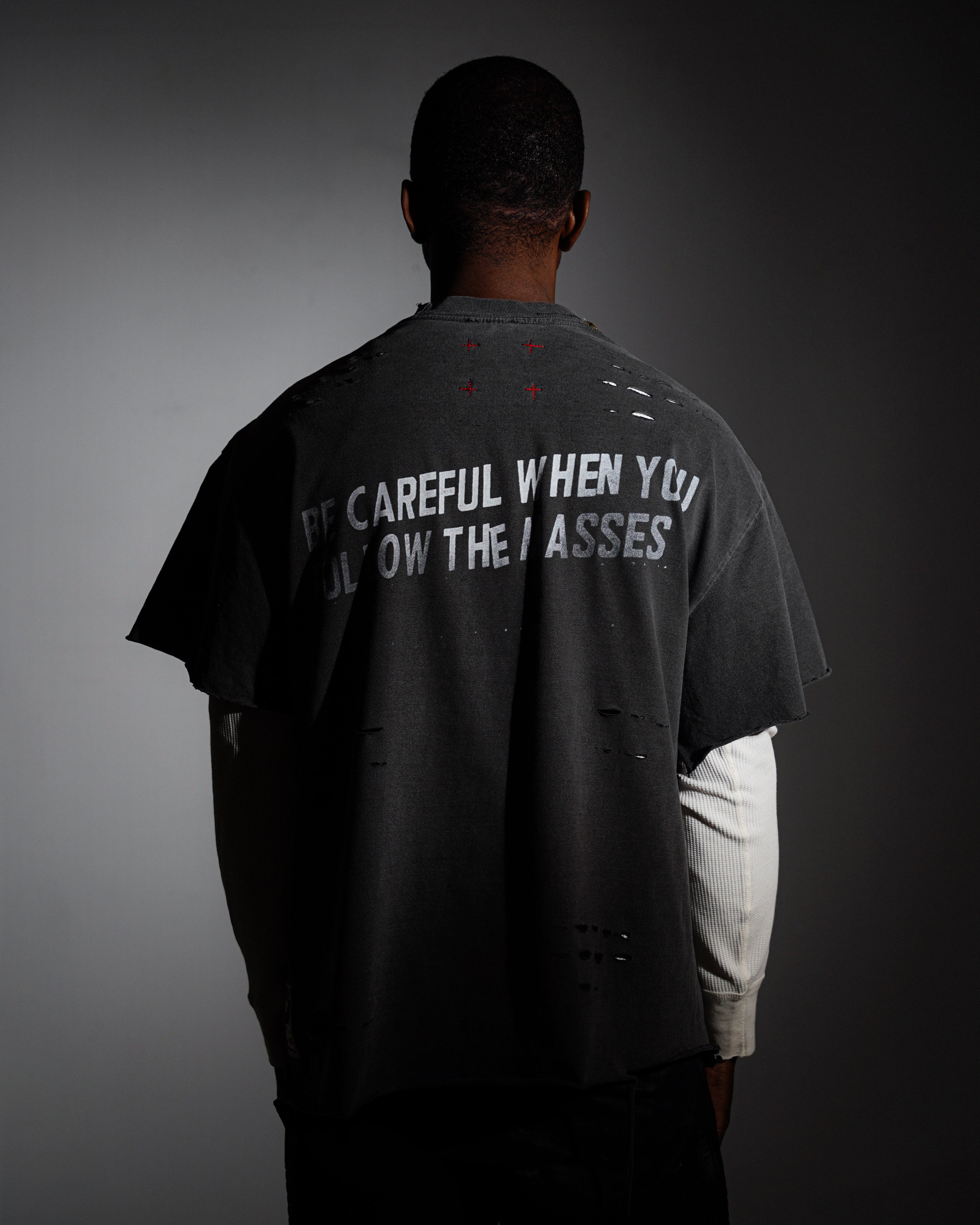 Born To Be Free Double Layered Long Sleeve Tee