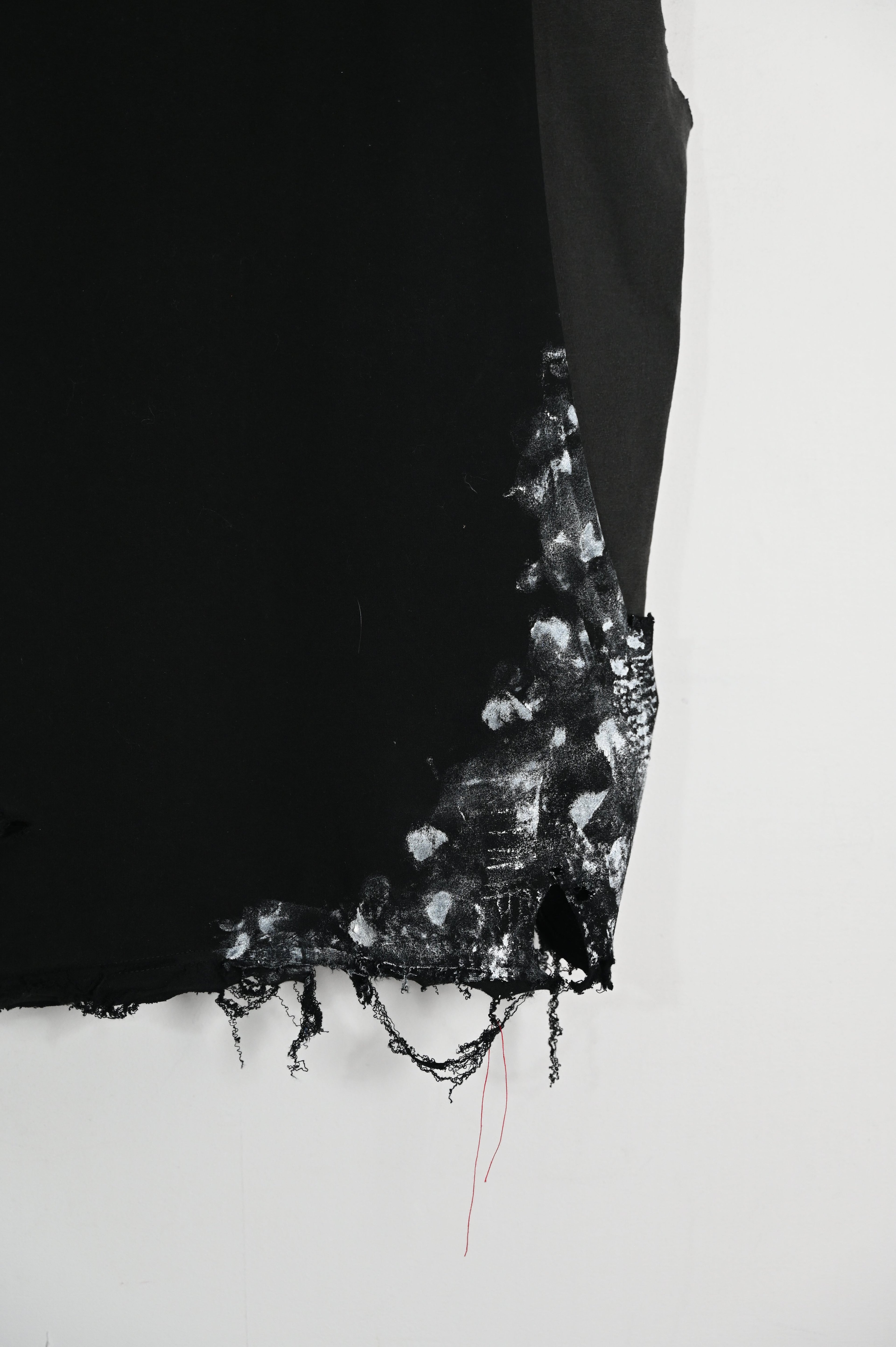 Bleed it Out Deconstructed Sleeveless Shirt