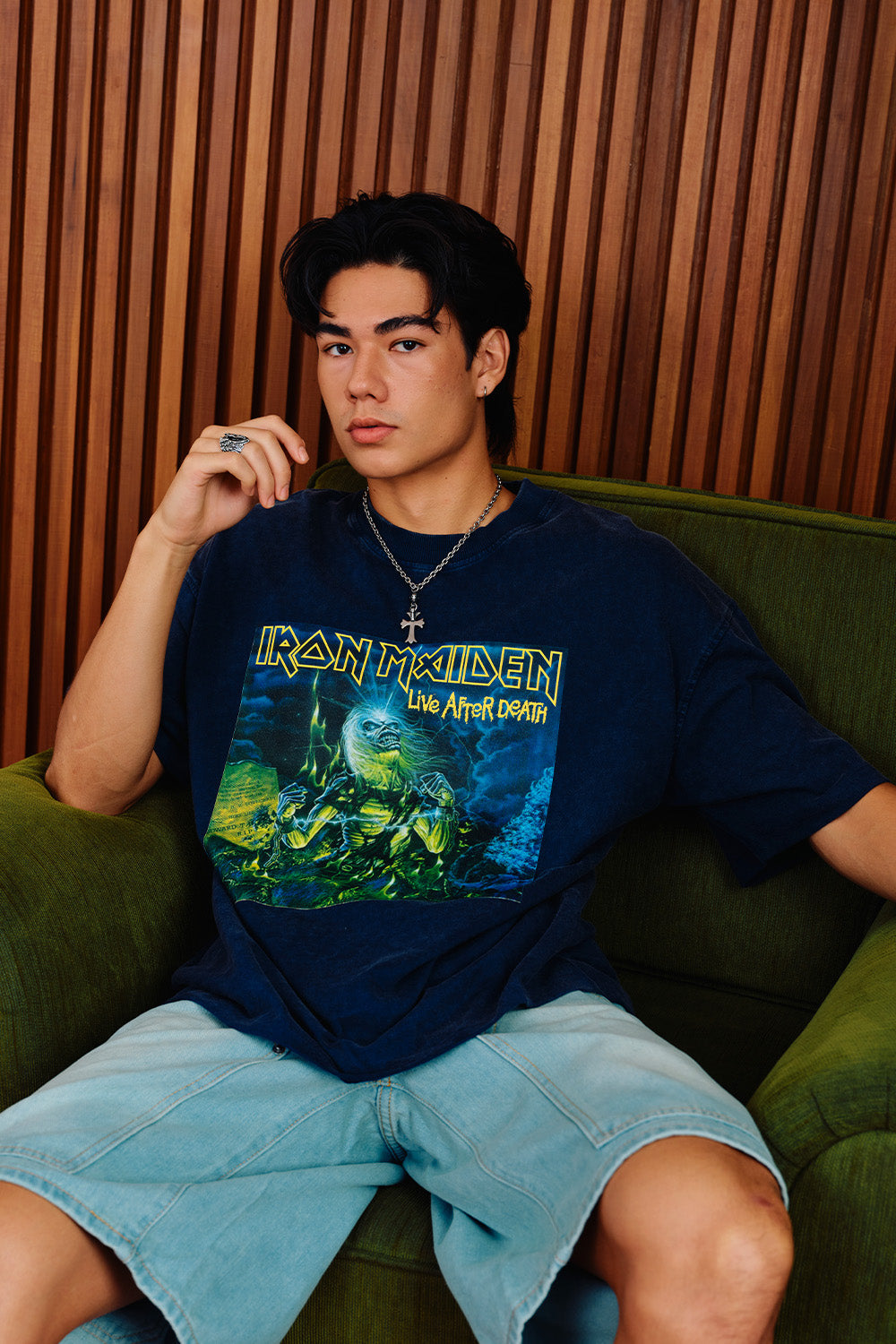 Live After Death Oversized T-shirt