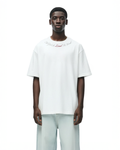 Lost Scriptures White Embroidery T-Shirt