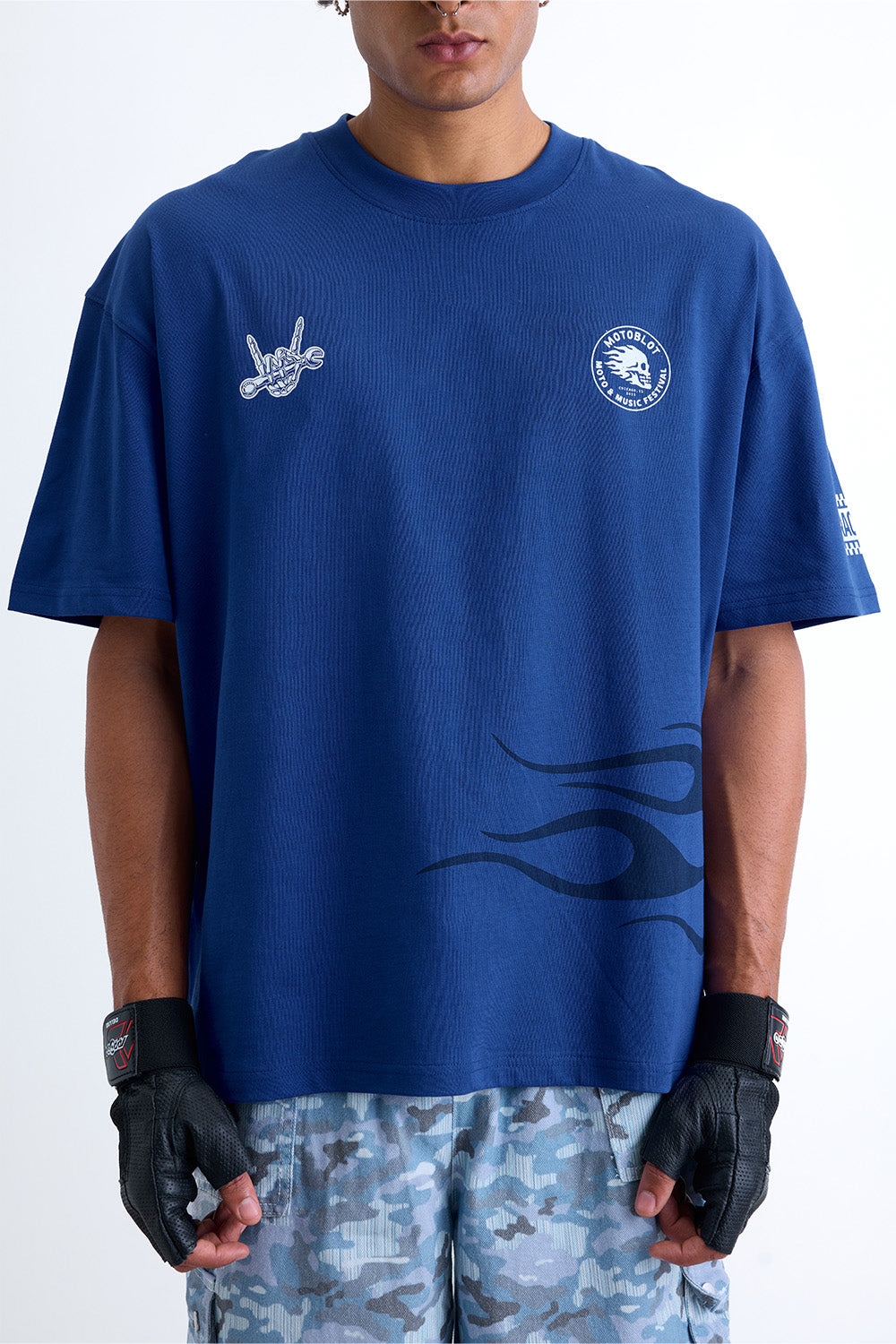 Moto Guys Rule Oversized T-shirt