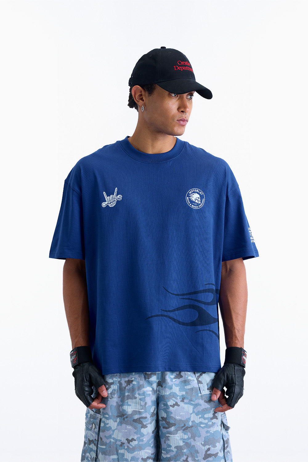 Moto Guys Rule Oversized T-shirt