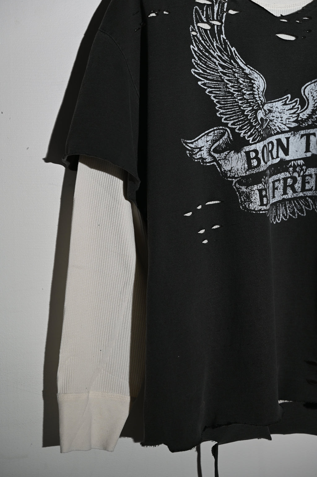 Born To Be Free Double Layered Long Sleeve Tee