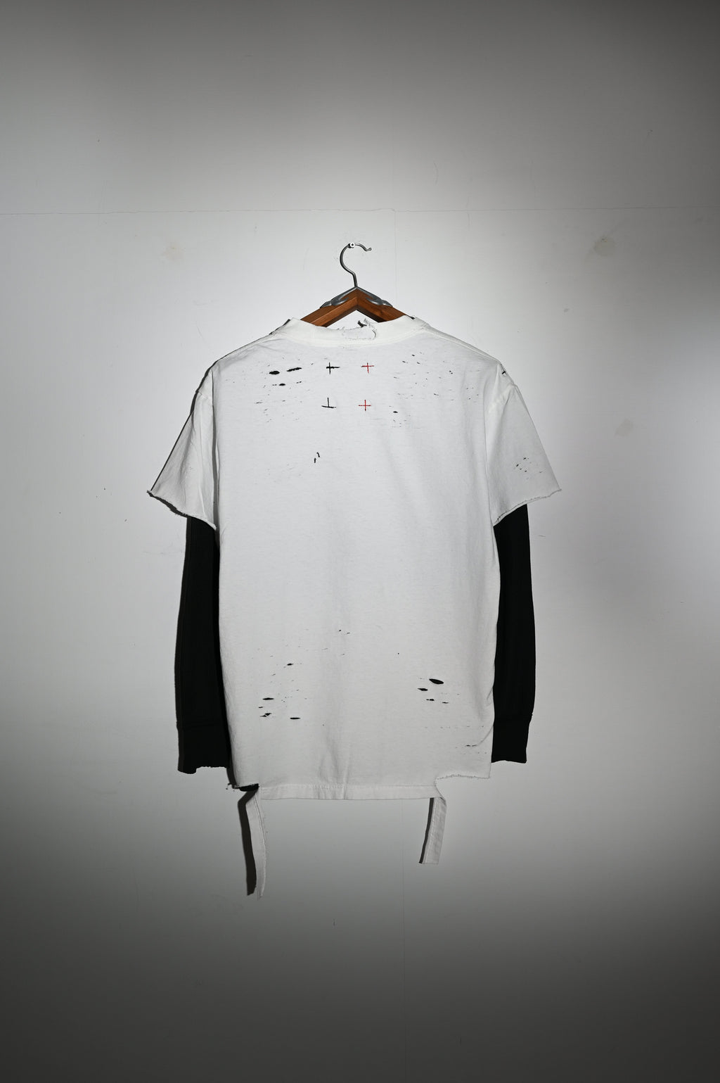 Stay At Home Double Layered Long Sleeve Tee
