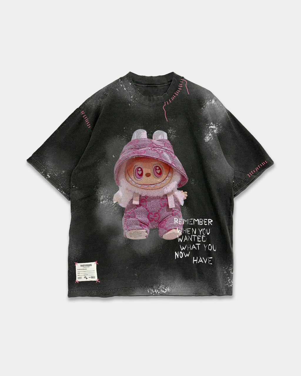 Pink GG Labubu T-Shirt