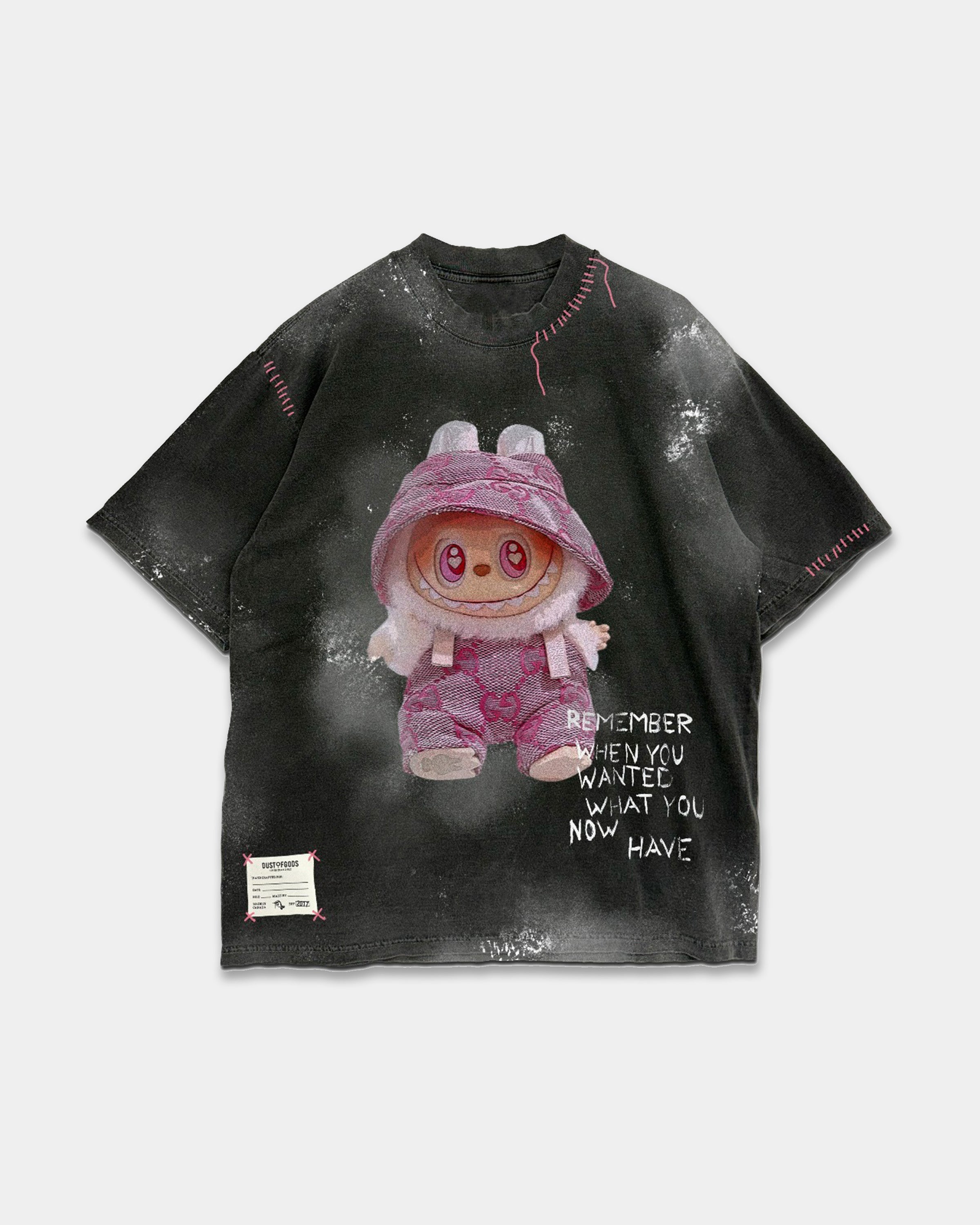 Pink GG Labubu T-Shirt