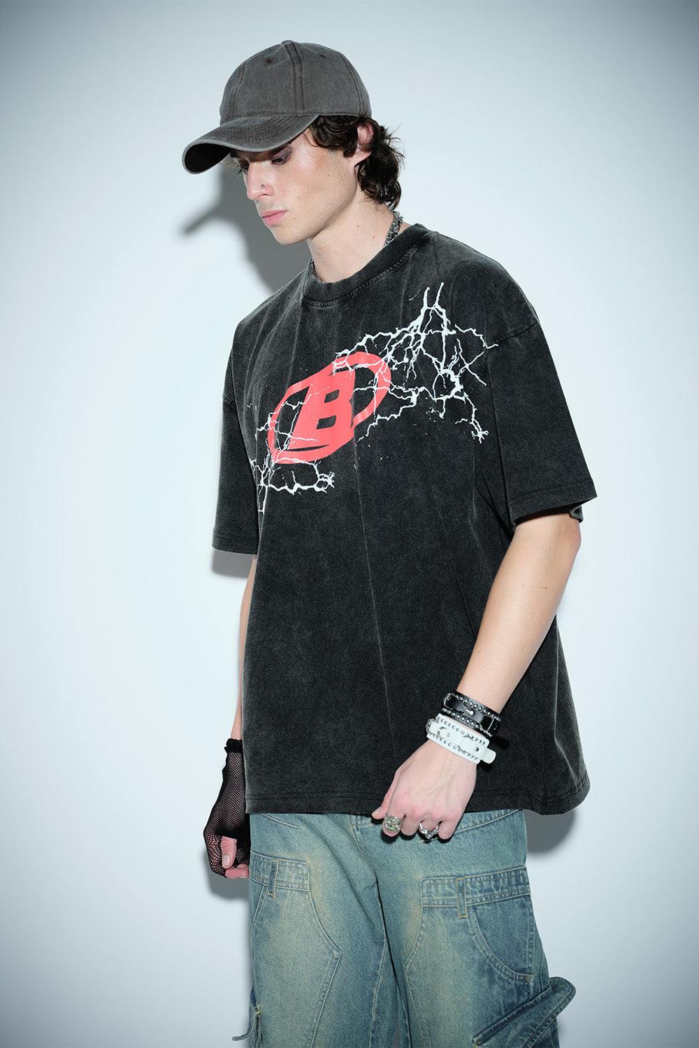 Paranoid Glitch Oversized T-shirt