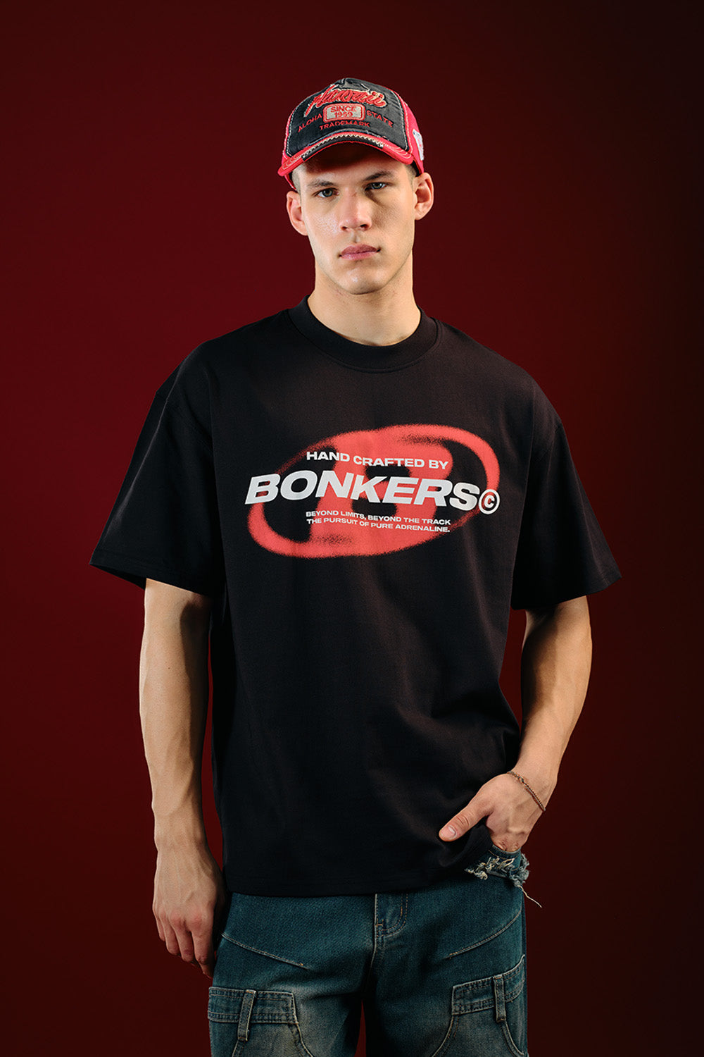 Project: Bonkers Black Oversized T-shirt