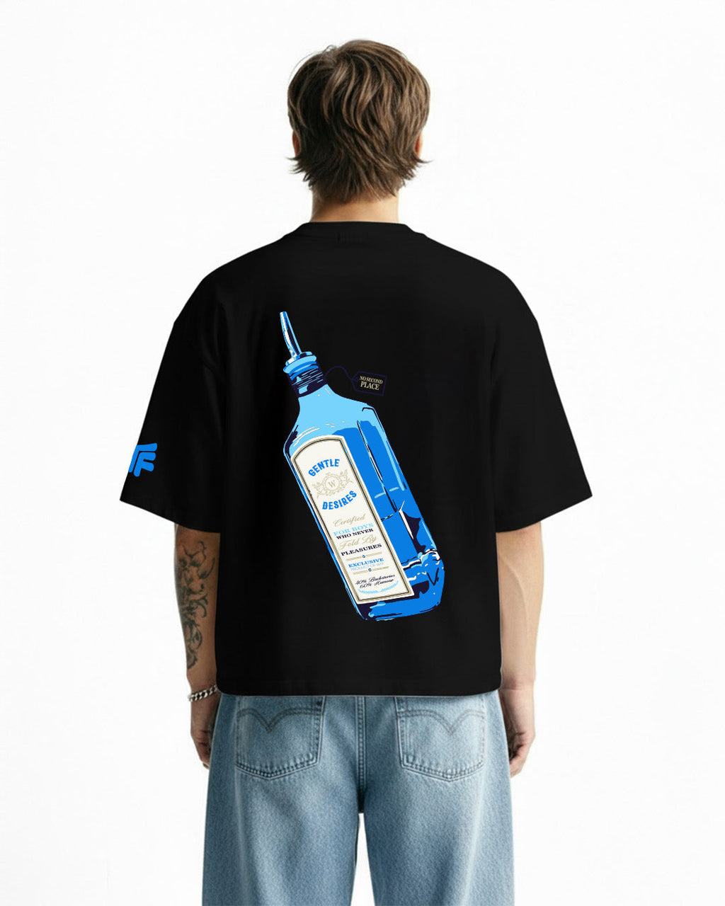 Sapphire Boxy-Fit T-shirt