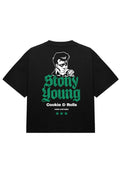Wake N Bake Black Oversized T-shirt