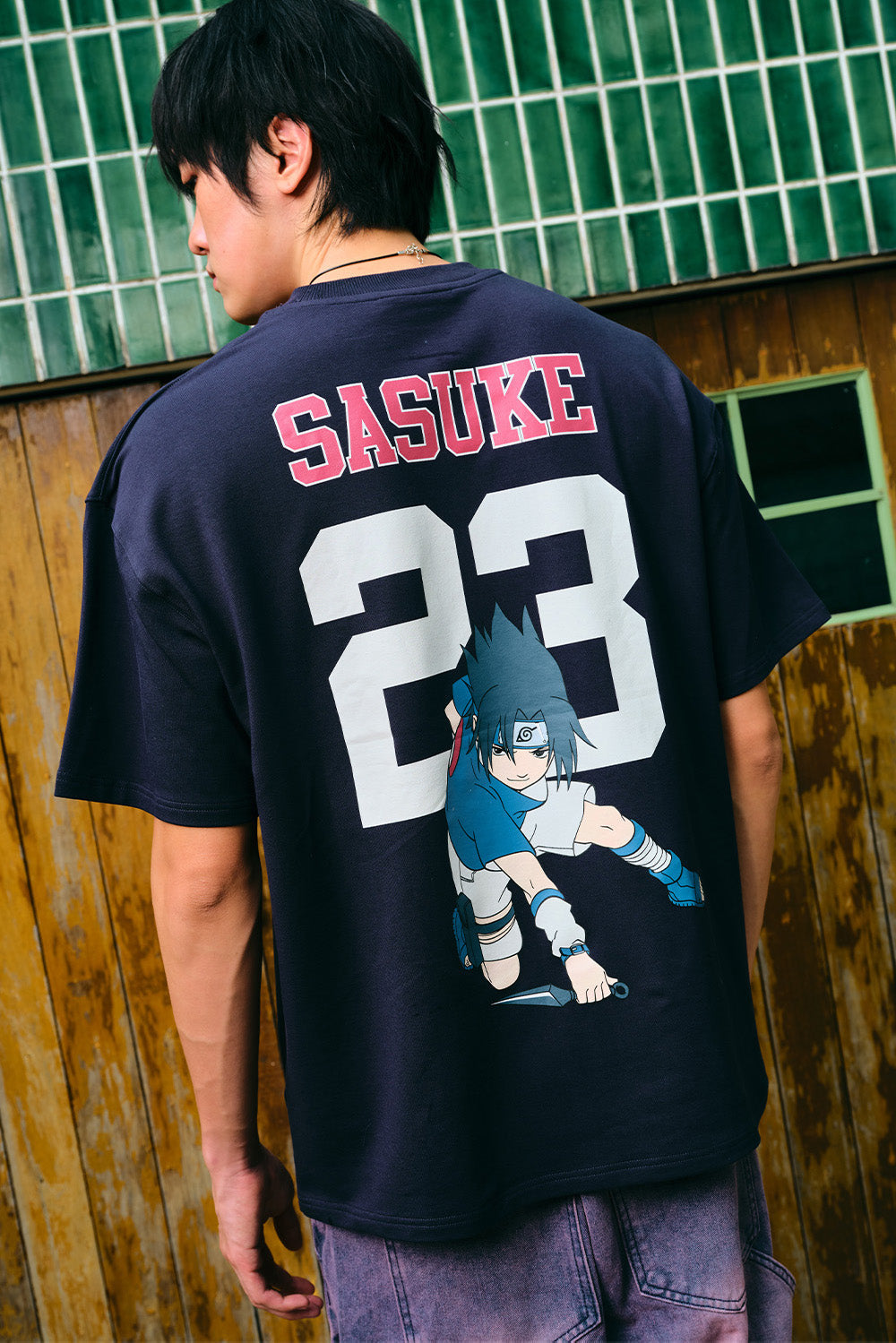 Sasuke Dojutsu Oversized T-shirt