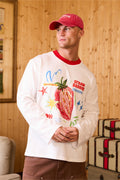 Strawberry Scribble Full Sleeve T -shirt