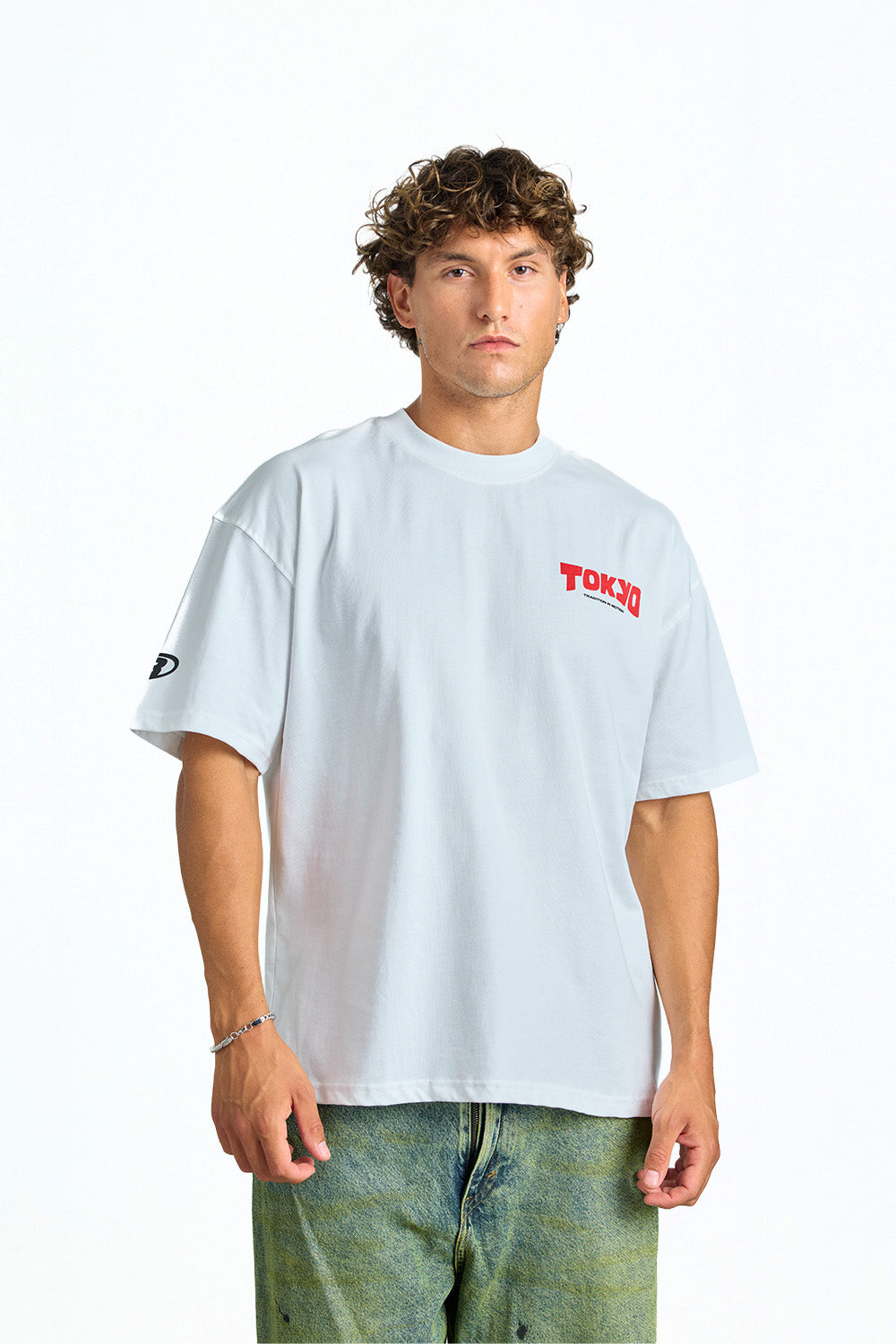 Tokyo Icons White Oversized T-shirt