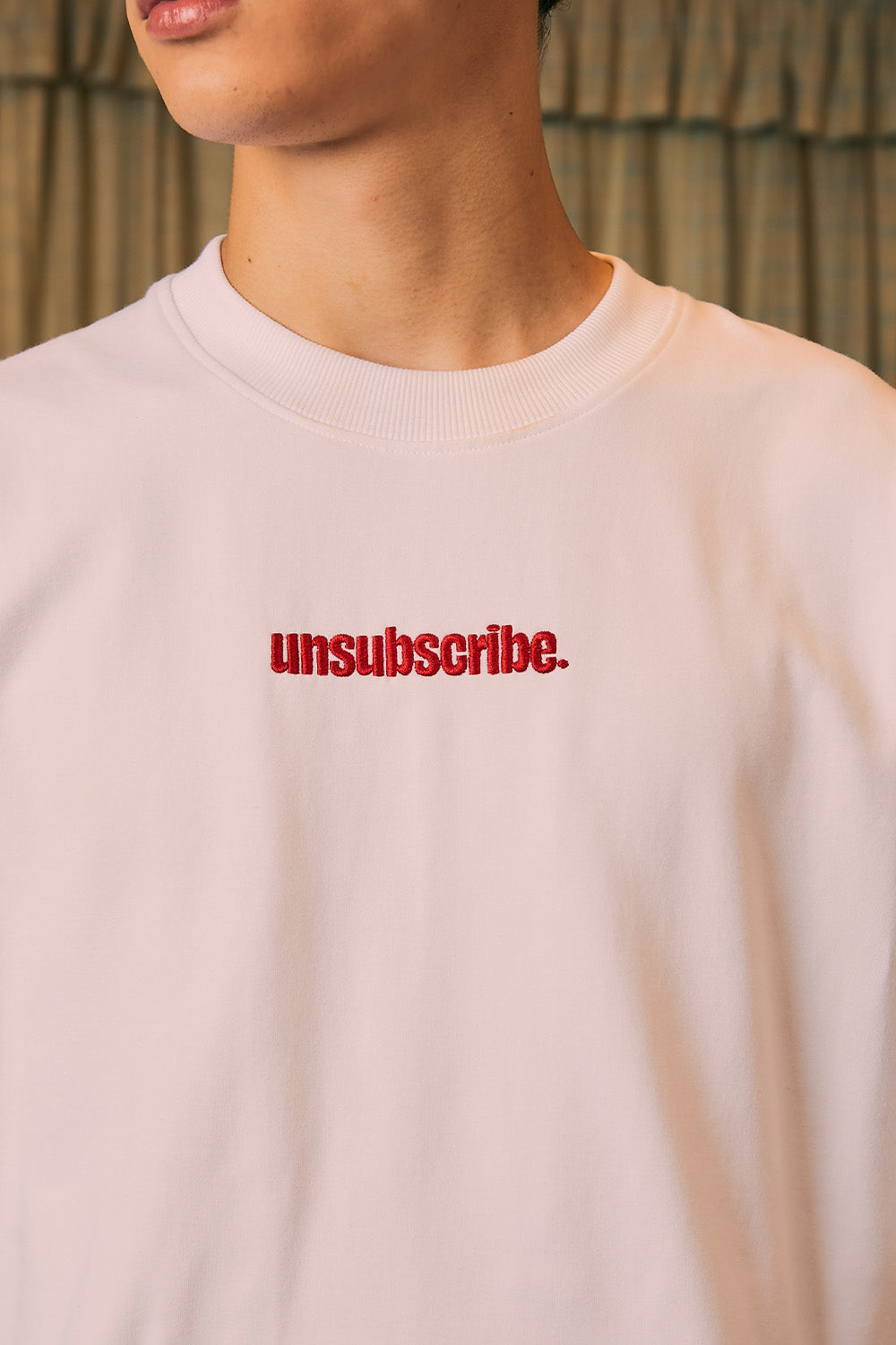 Unsubscribe White Oversized T-shirt