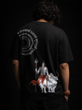 The Rudra Unisex Black Oversized T-Shirt