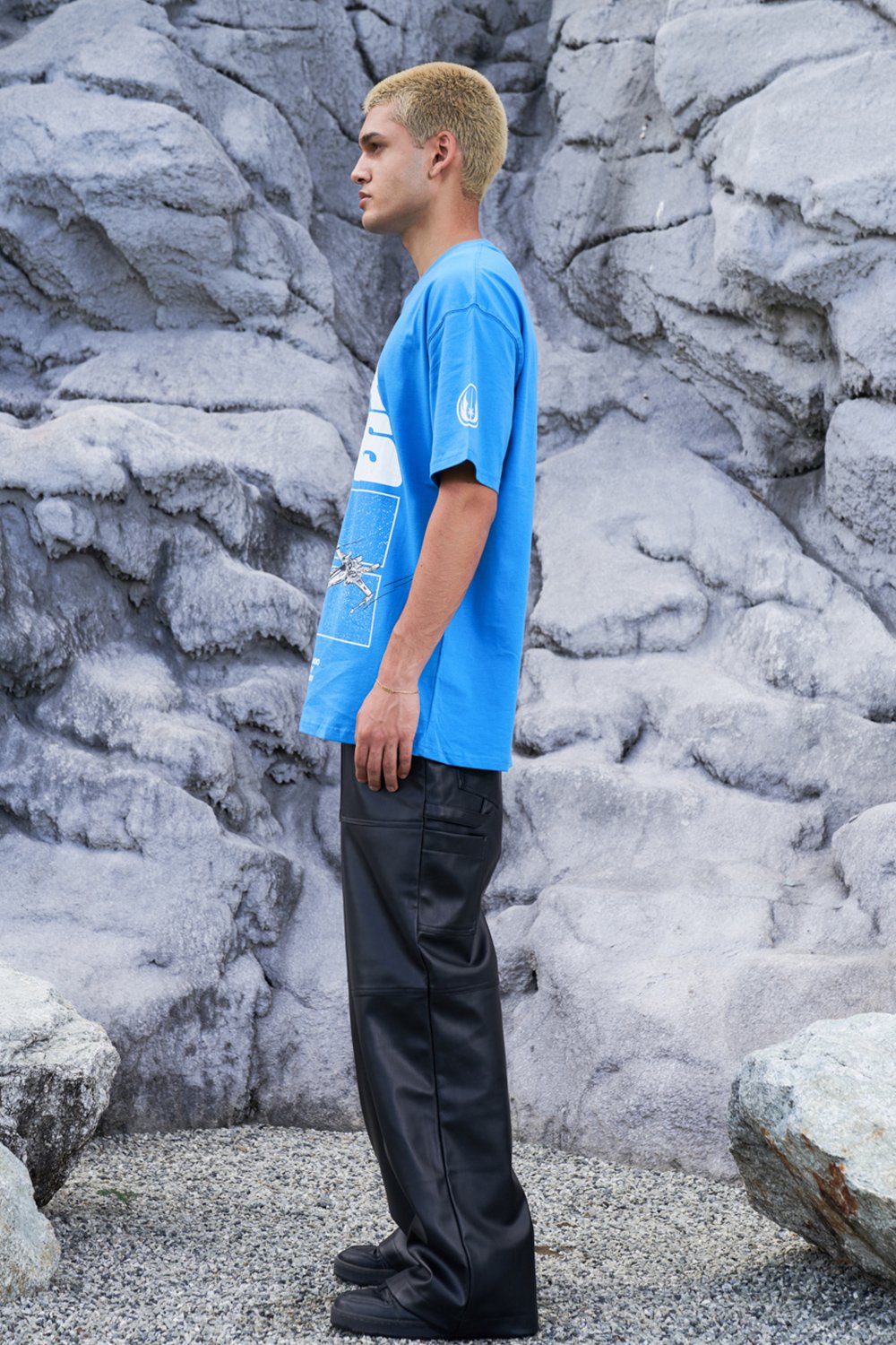 Blue Star Wars Oversized T-shirt