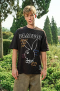 Chalkboard Bunny Oversized T-shirt